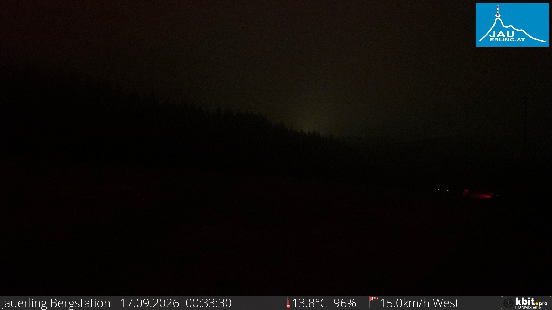 Archived image Webcam Panoramic view - mountain station Jauerling