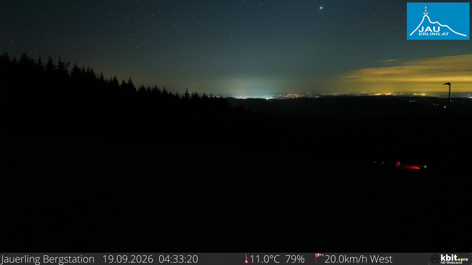 Archiv Foto Webcam Panorama - Bergstation Jauerling