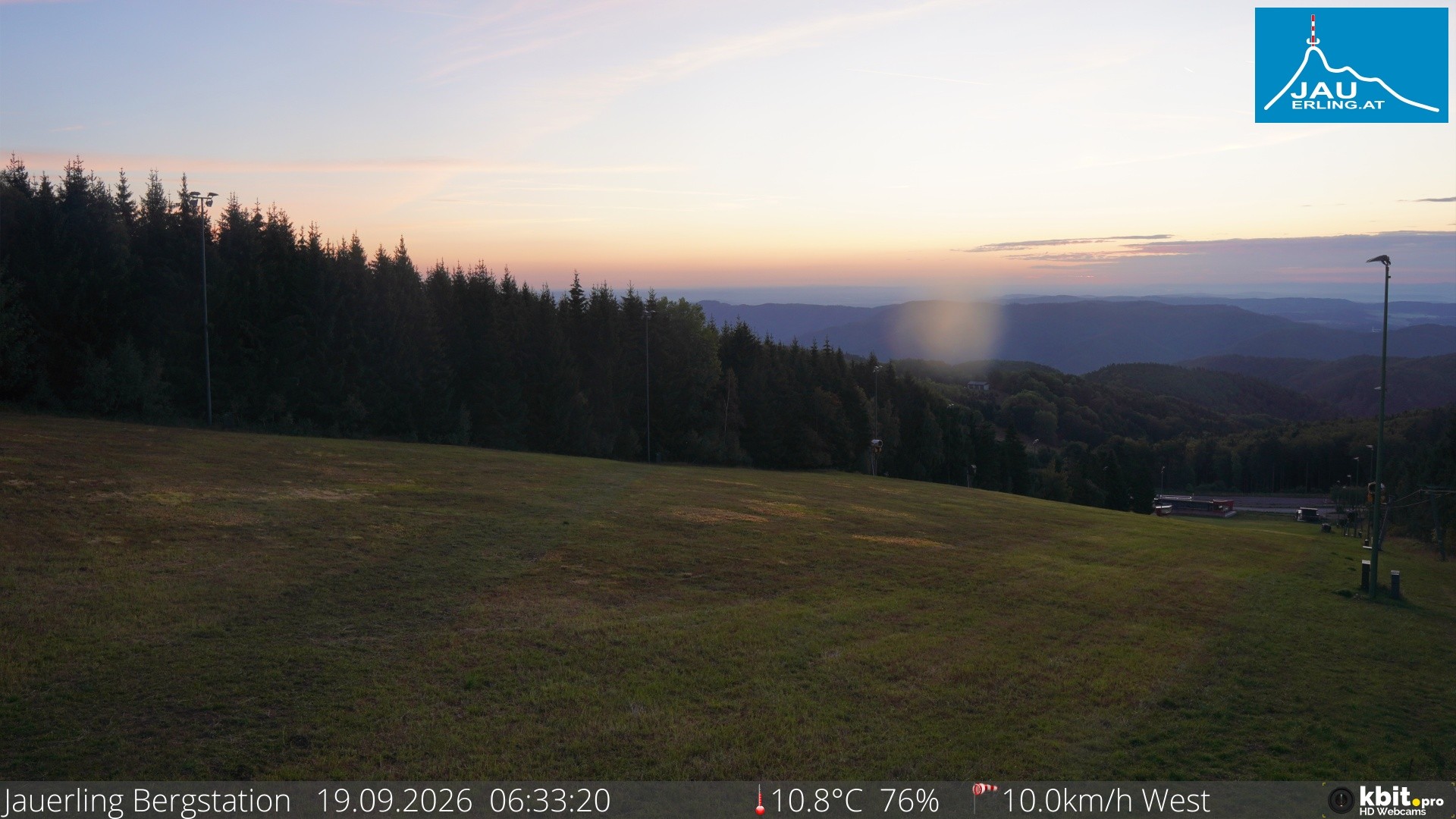 Archiv Foto Webcam Panorama - Bergstation Jauerling