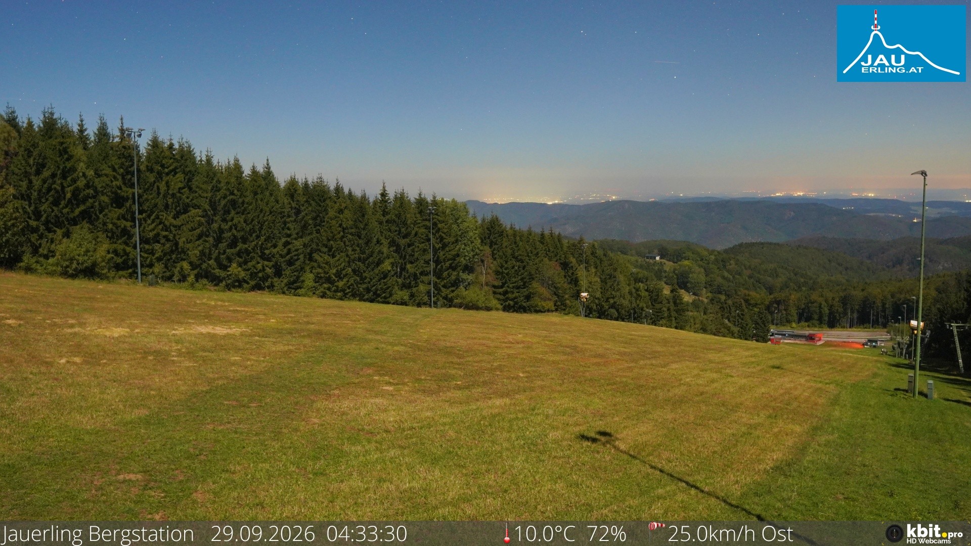 Archiv Foto Webcam Panorama - Bergstation Jauerling