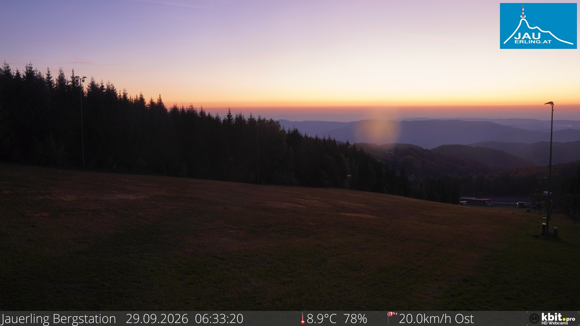Archiv Foto Webcam Panorama - Bergstation Jauerling