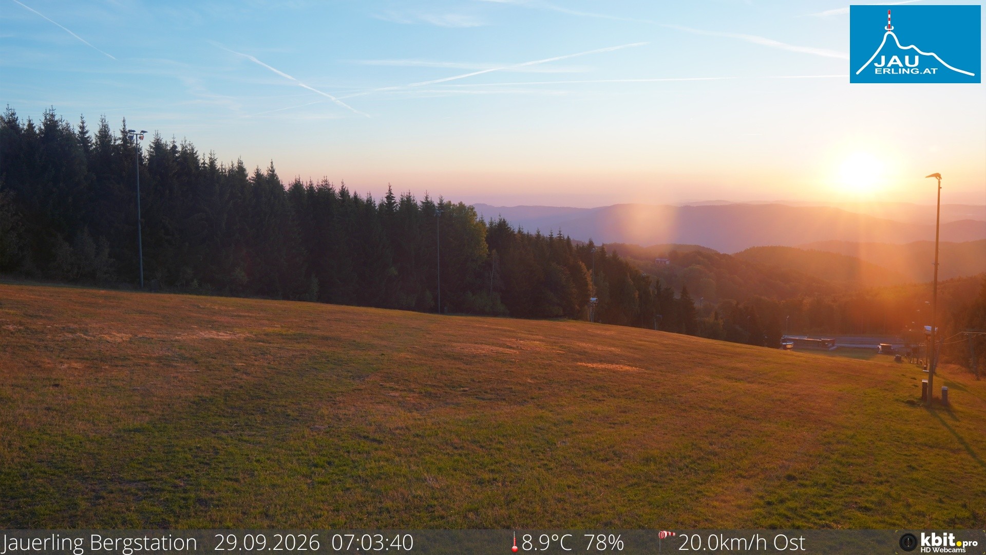 Archiv Foto Webcam Panorama - Bergstation Jauerling