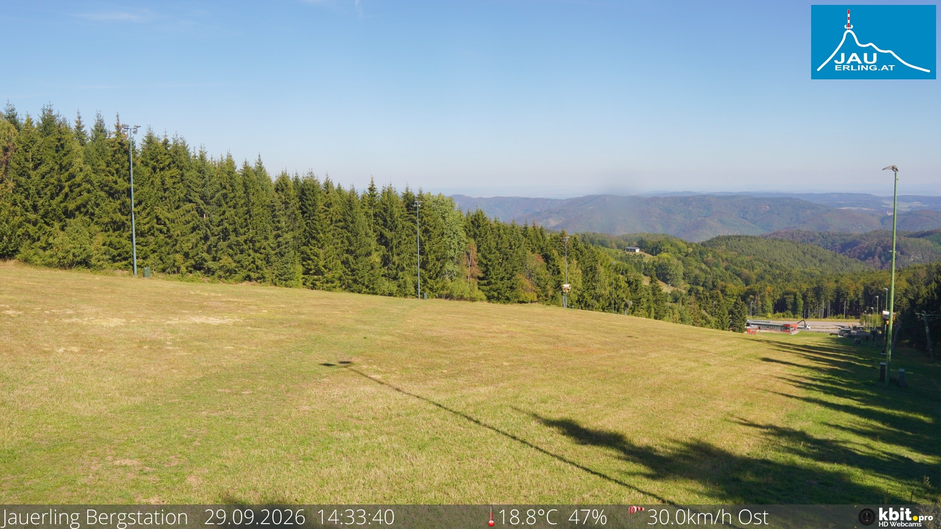 Archiv Foto Webcam Panorama - Bergstation Jauerling