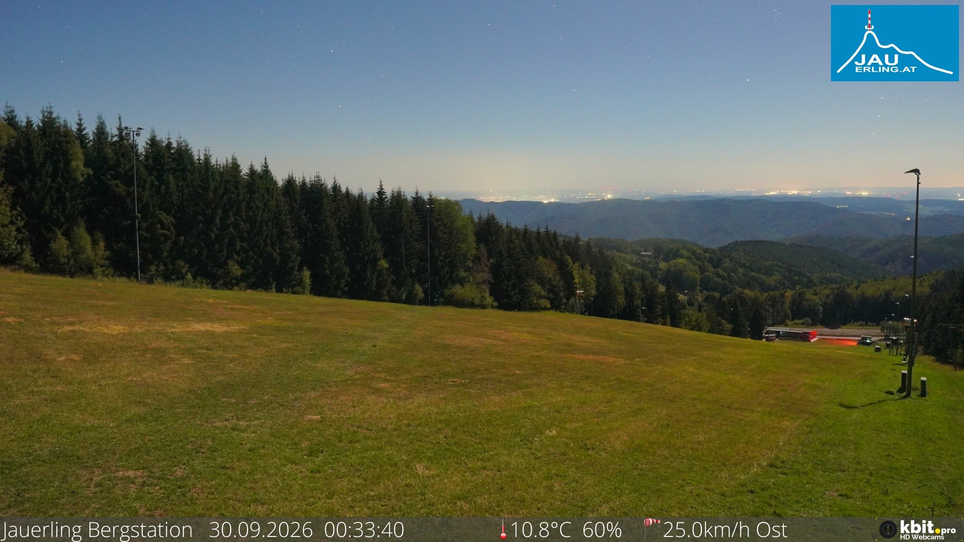 Archived image Webcam Panoramic view - mountain station Jauerling
