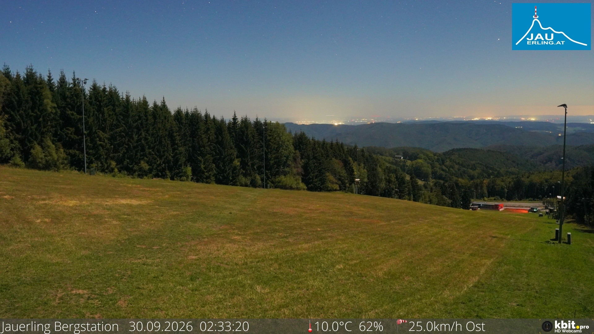 Archived image Webcam Panoramic view - mountain station Jauerling