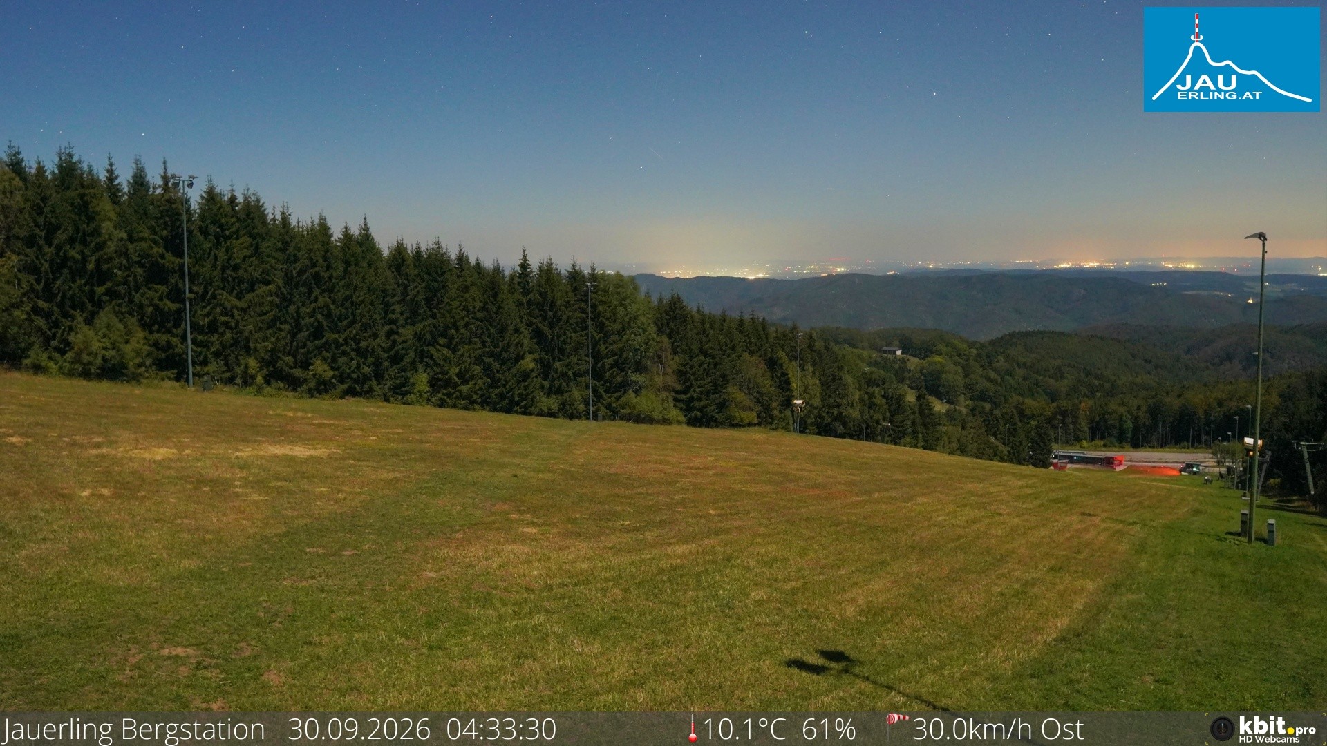 Archived image Webcam Panoramic view - mountain station Jauerling
