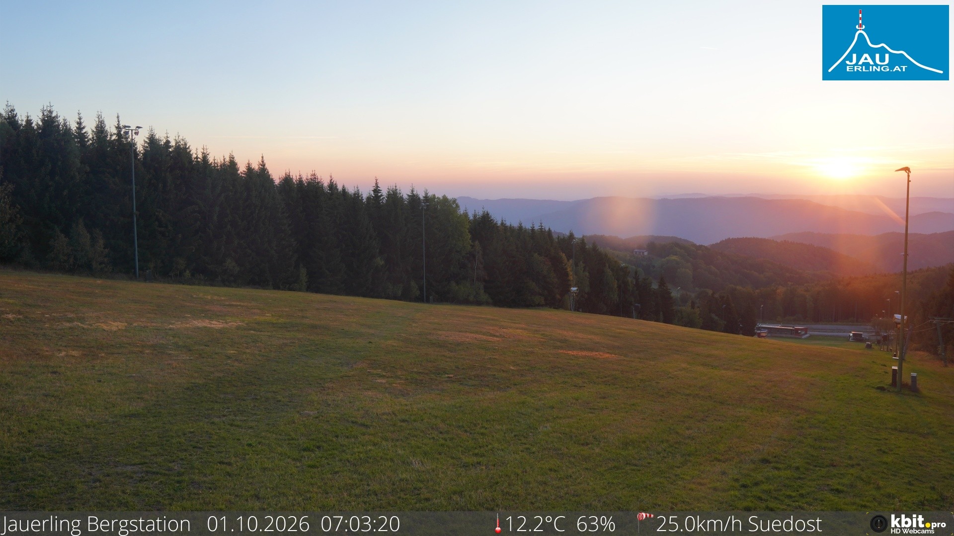 Archiv Foto Webcam Panorama - Bergstation Jauerling