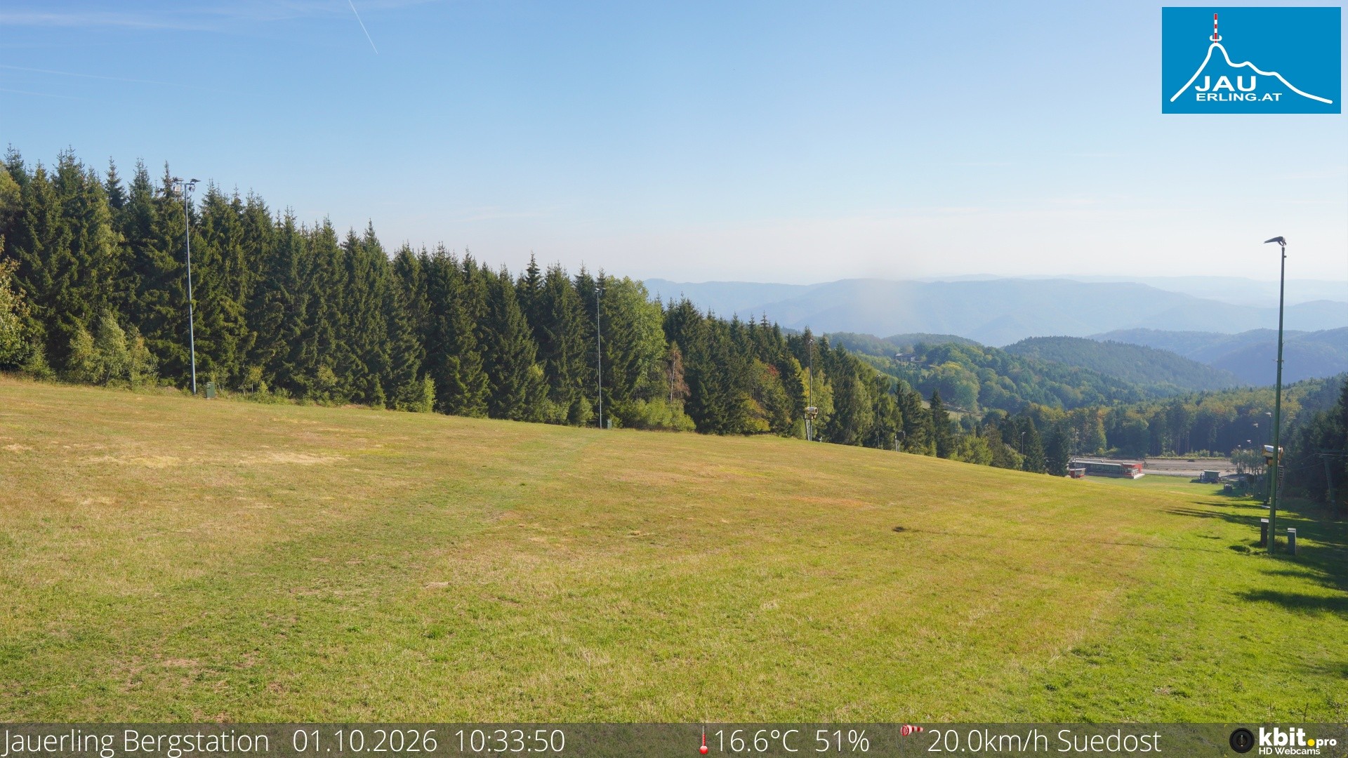 Archiv Foto Webcam Panorama - Bergstation Jauerling