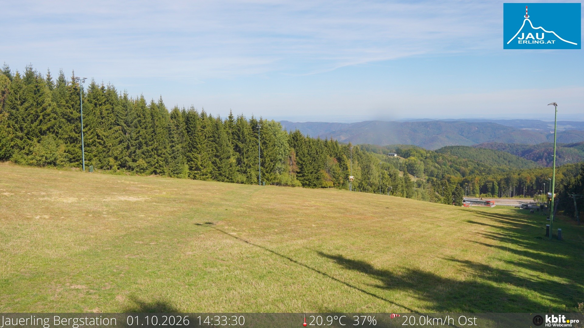Archiv Foto Webcam Panorama - Bergstation Jauerling