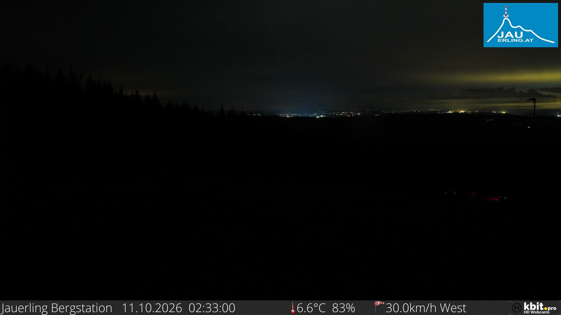 Archived image Webcam Panoramic view - mountain station Jauerling