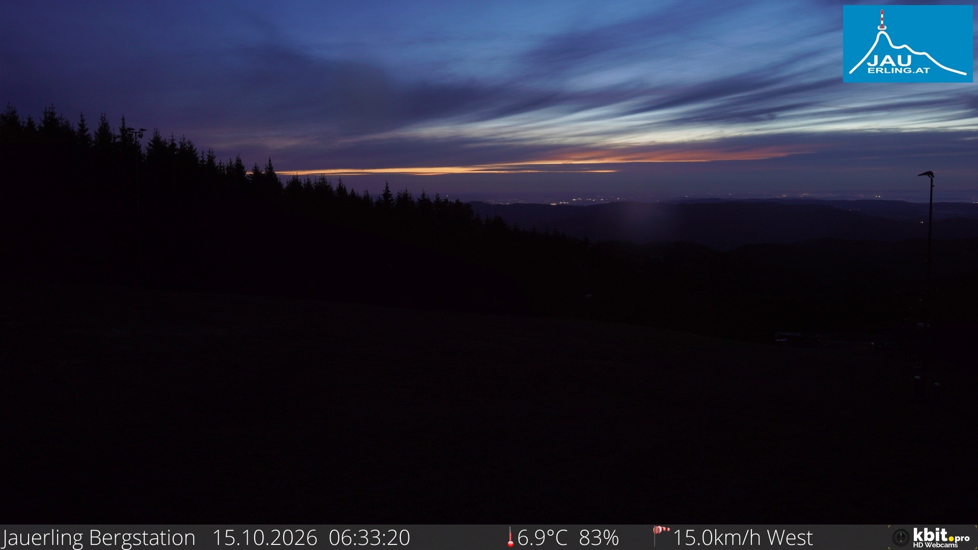 Archiv Foto Webcam Panorama - Bergstation Jauerling