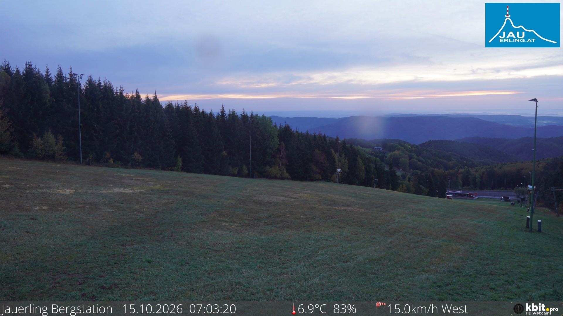 Archiv Foto Webcam Panorama - Bergstation Jauerling