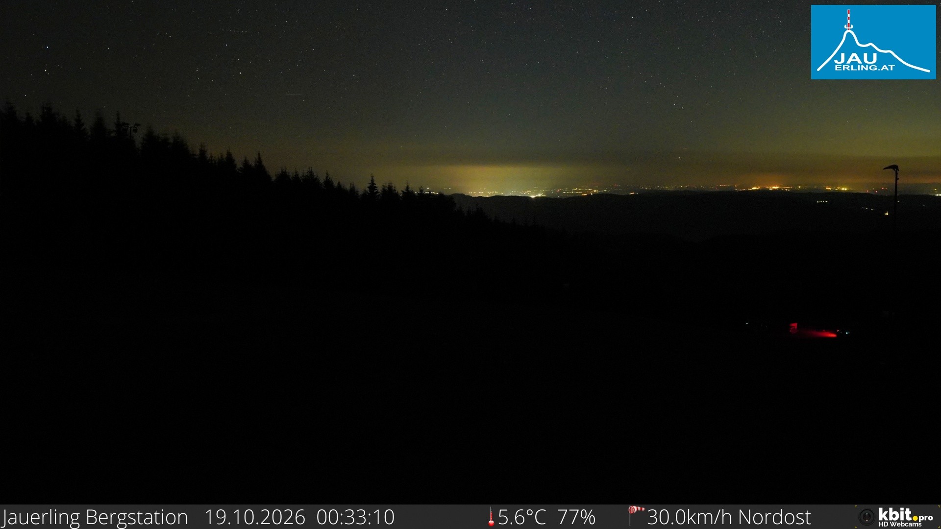 Archiv Foto Webcam Panorama - Bergstation Jauerling