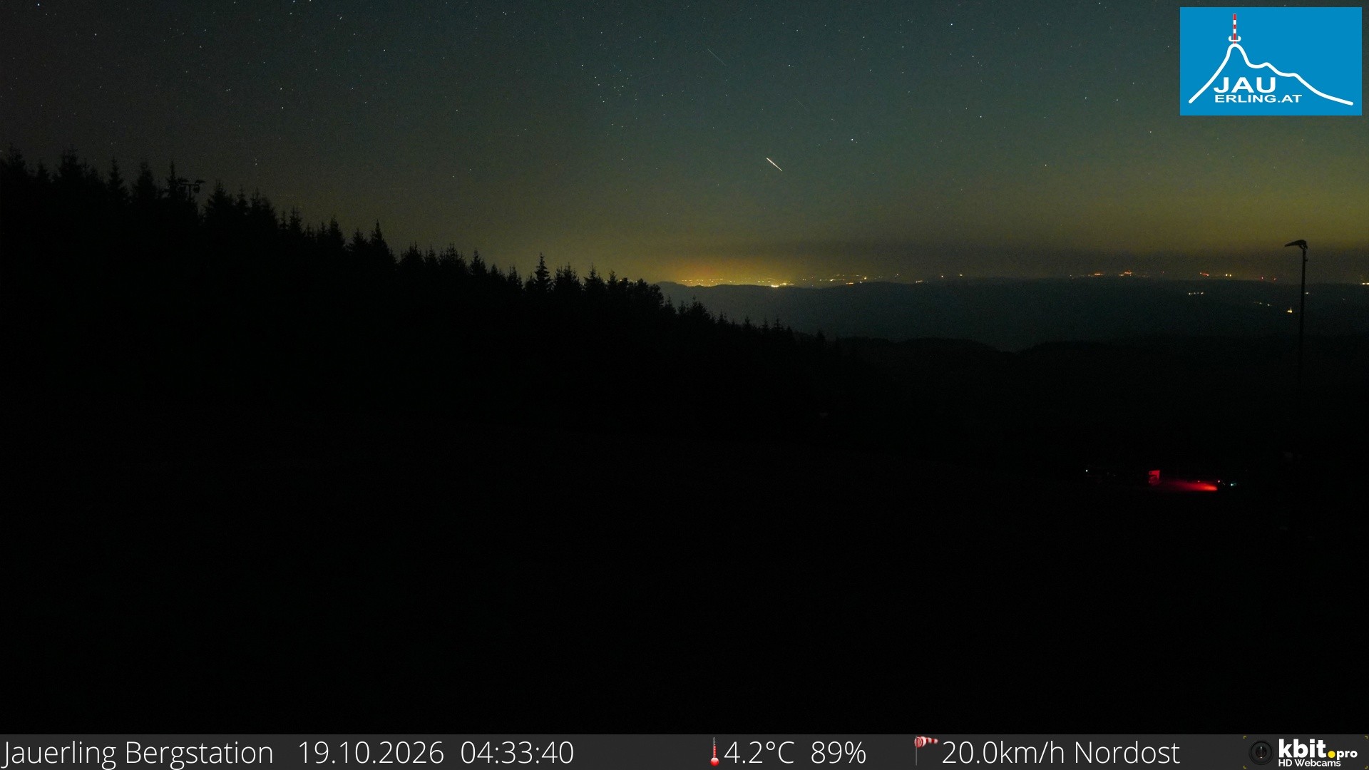 Archiv Foto Webcam Panorama - Bergstation Jauerling