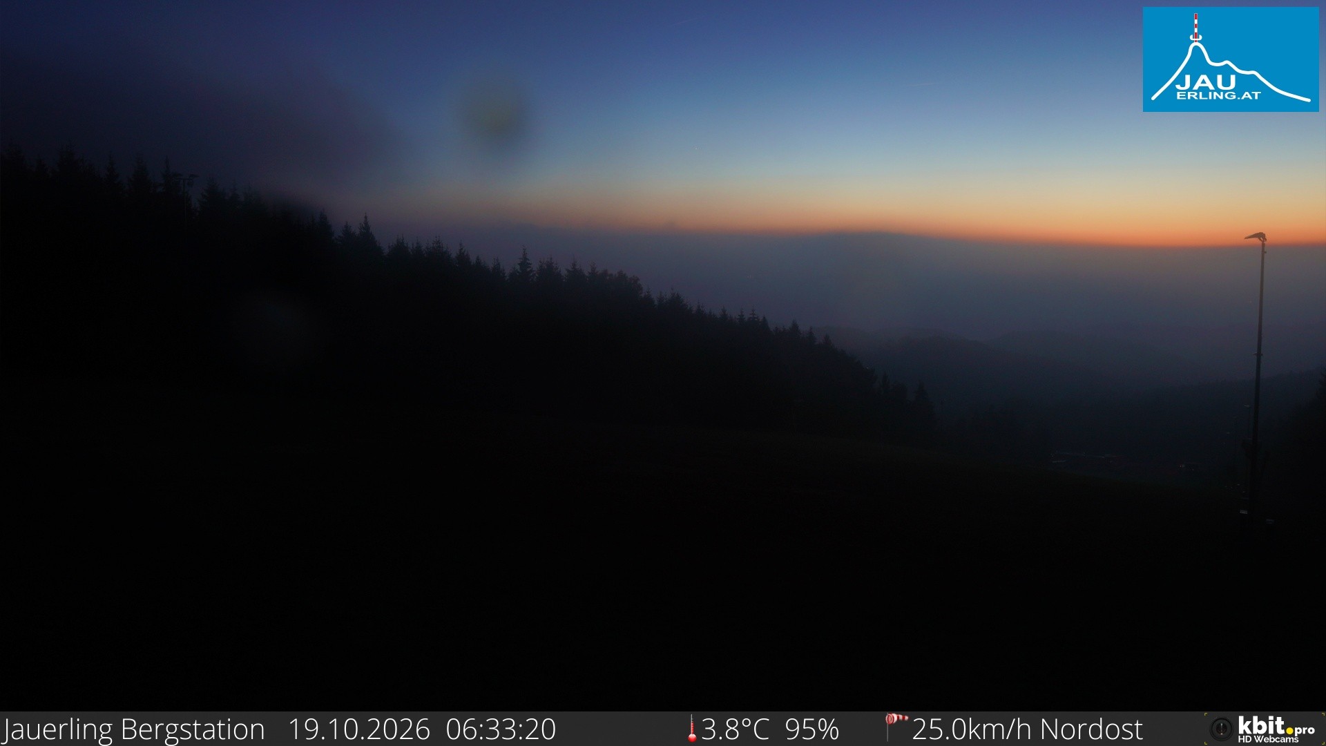 Archiv Foto Webcam Panorama - Bergstation Jauerling