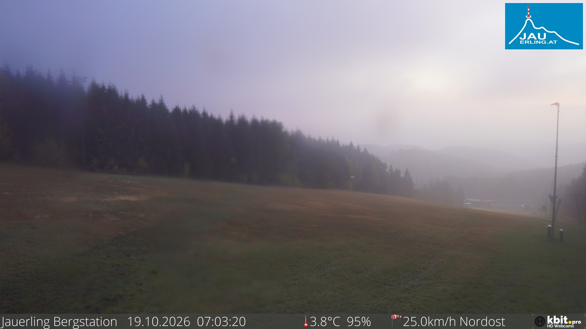 Archiv Foto Webcam Panorama - Bergstation Jauerling