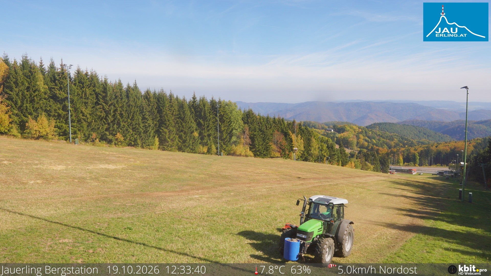 Archiv Foto Webcam Panorama - Bergstation Jauerling
