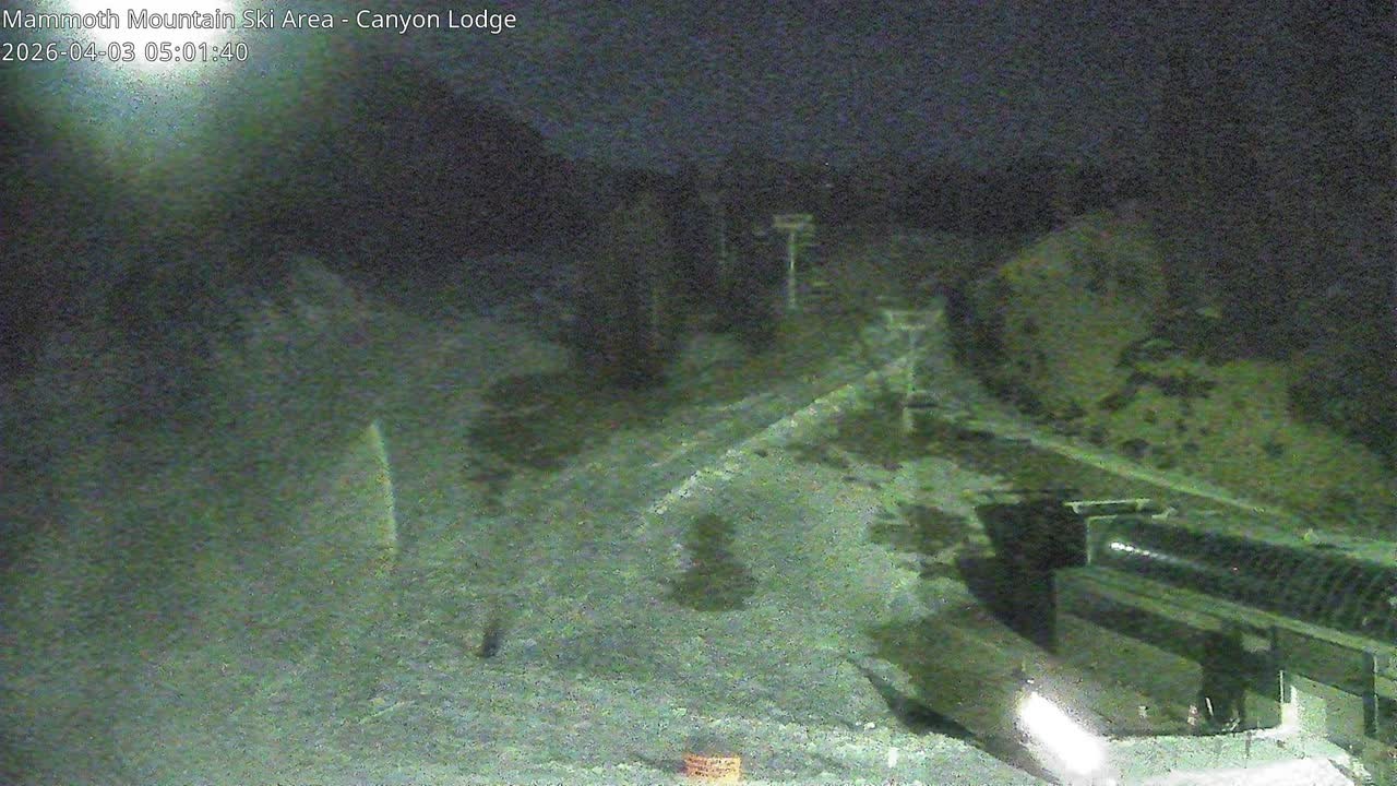 Archived image Webcam Mammoth Mountain: Canyon Lodge