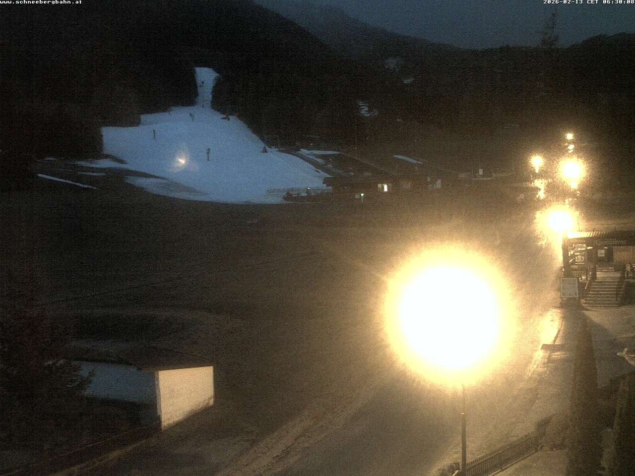 Archiv Foto Webcam Schlepplift - Puchberg am Schneeberg