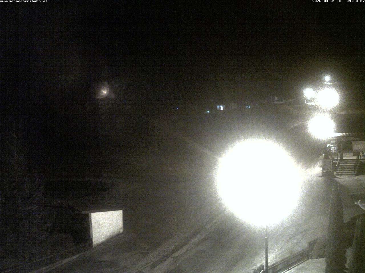 Archived image Webcam T-Bar Lift - Puchberg Schneeberg