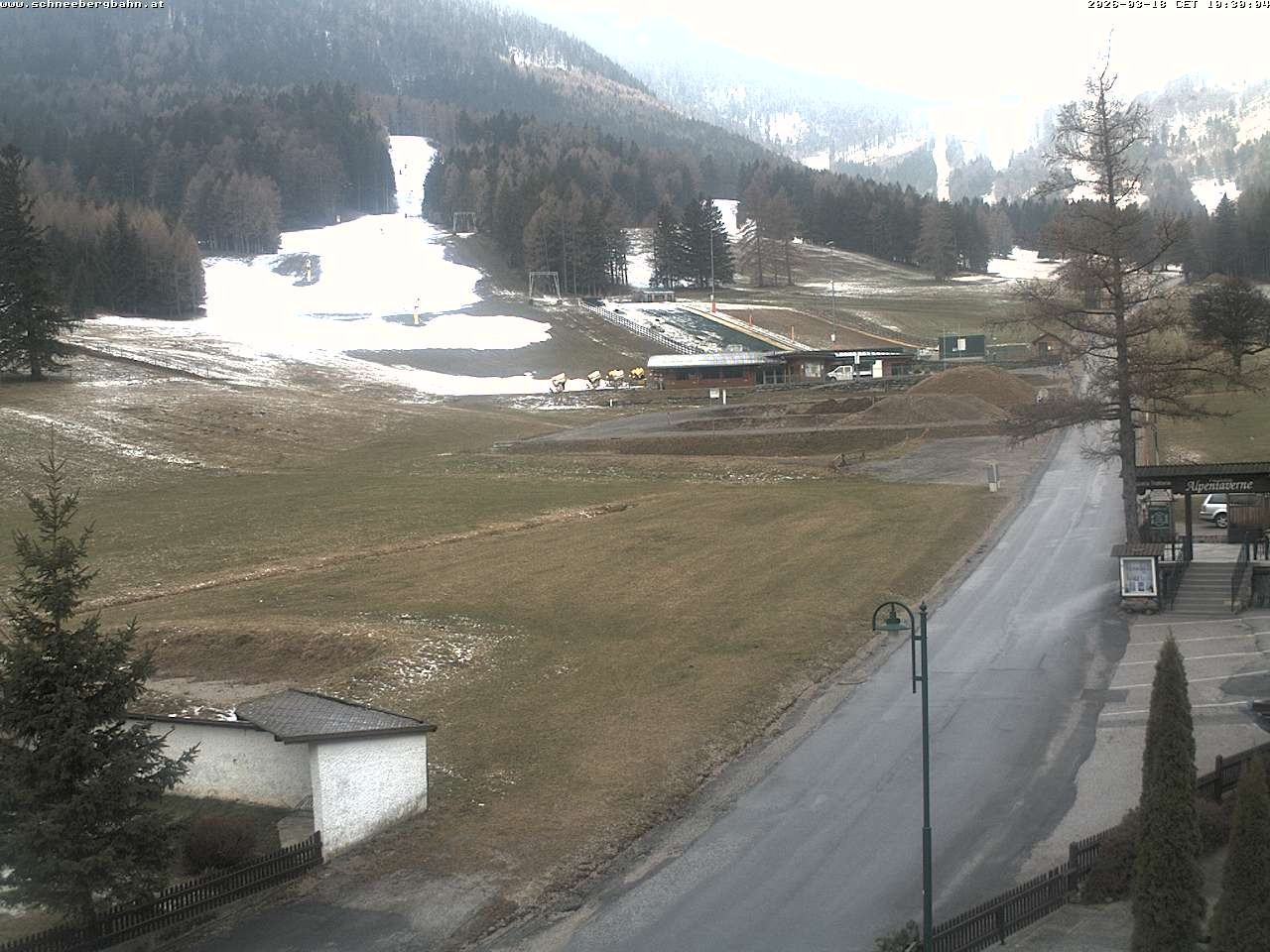 Archiv Foto Webcam Schlepplift - Puchberg am Schneeberg