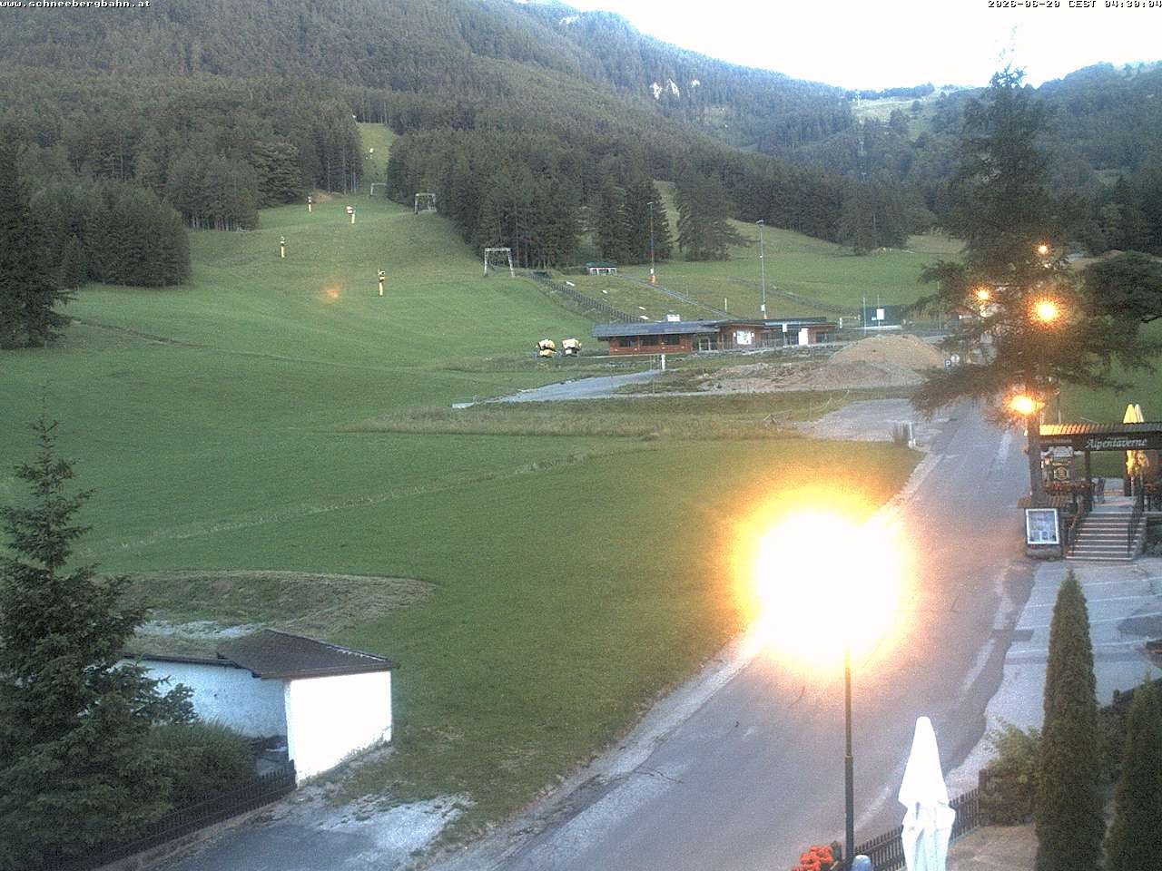 Archiv Foto Webcam Schlepplift - Puchberg am Schneeberg