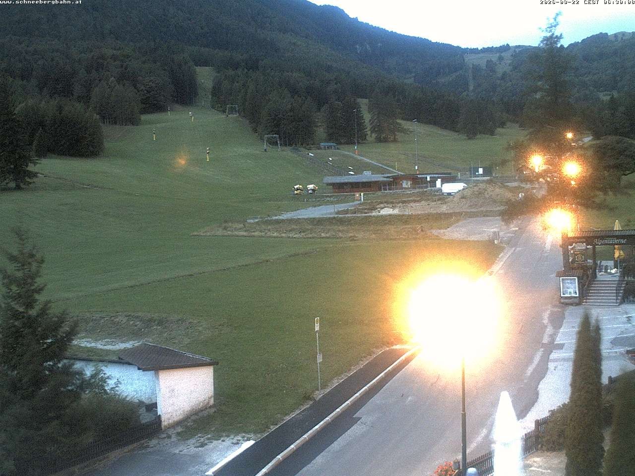 Archived image Webcam T-Bar Lift - Puchberg Schneeberg
