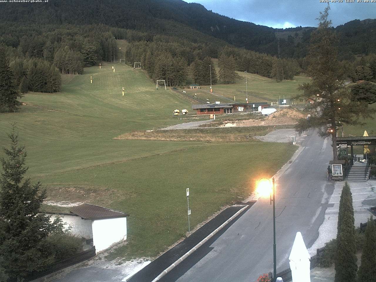 Archived image Webcam T-Bar Lift - Puchberg Schneeberg
