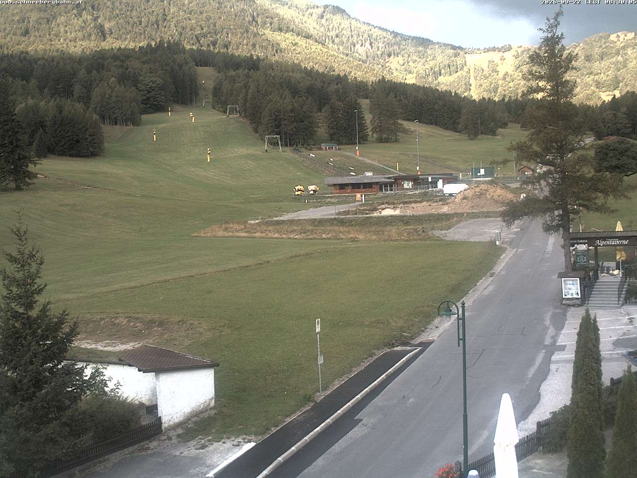 Archived image Webcam T-Bar Lift - Puchberg Schneeberg