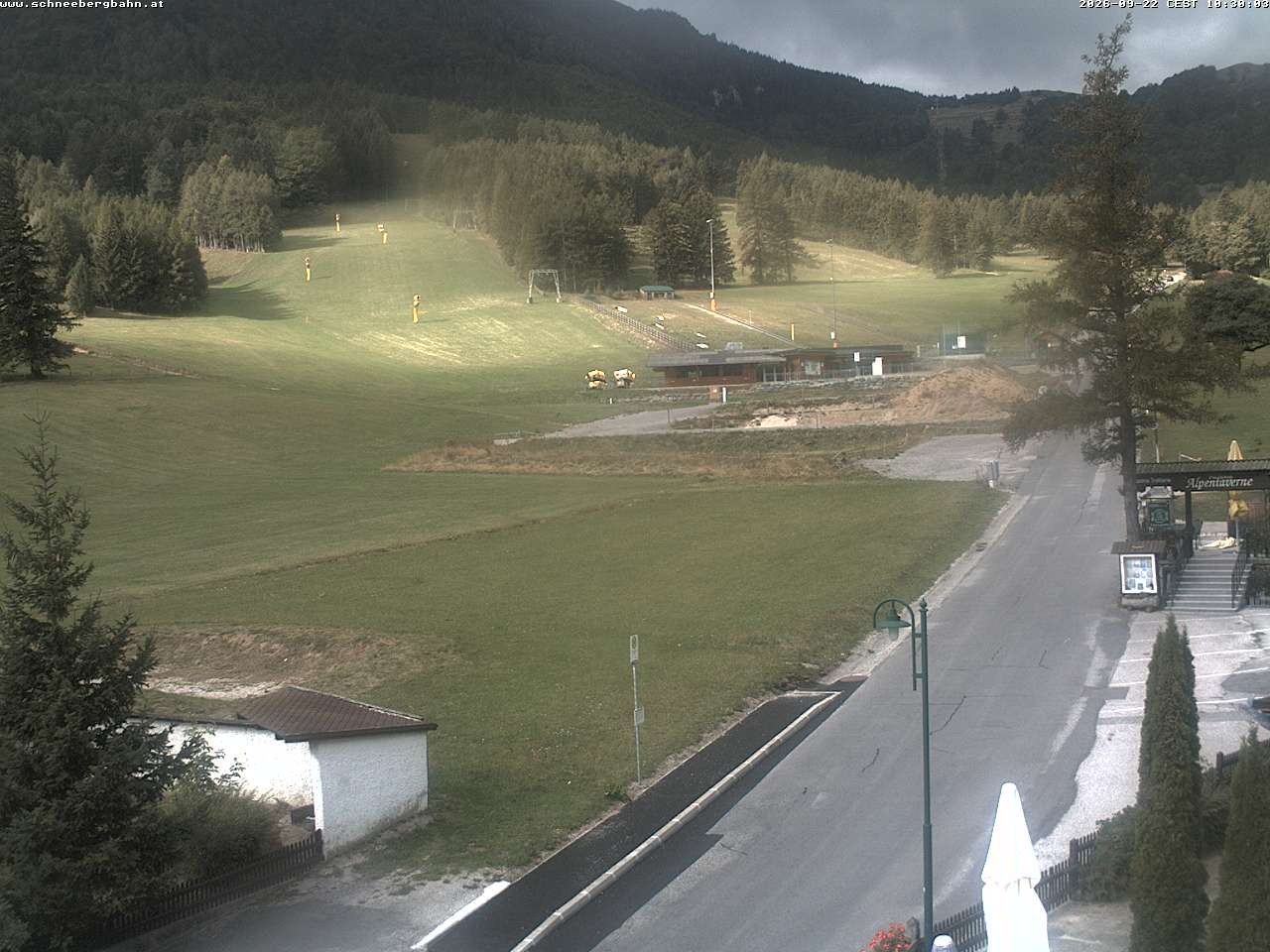 Archived image Webcam T-Bar Lift - Puchberg Schneeberg