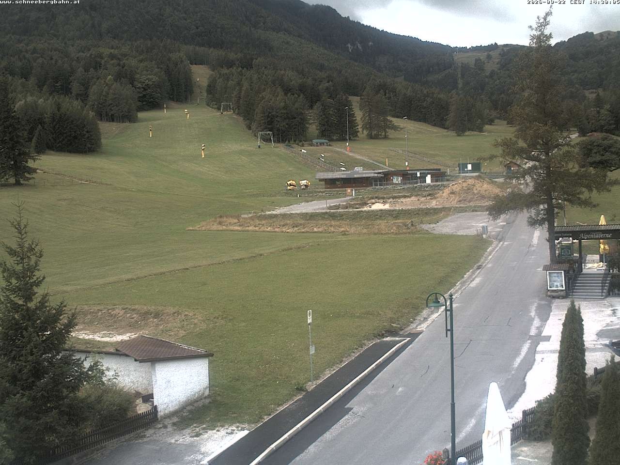 Archived image Webcam T-Bar Lift - Puchberg Schneeberg