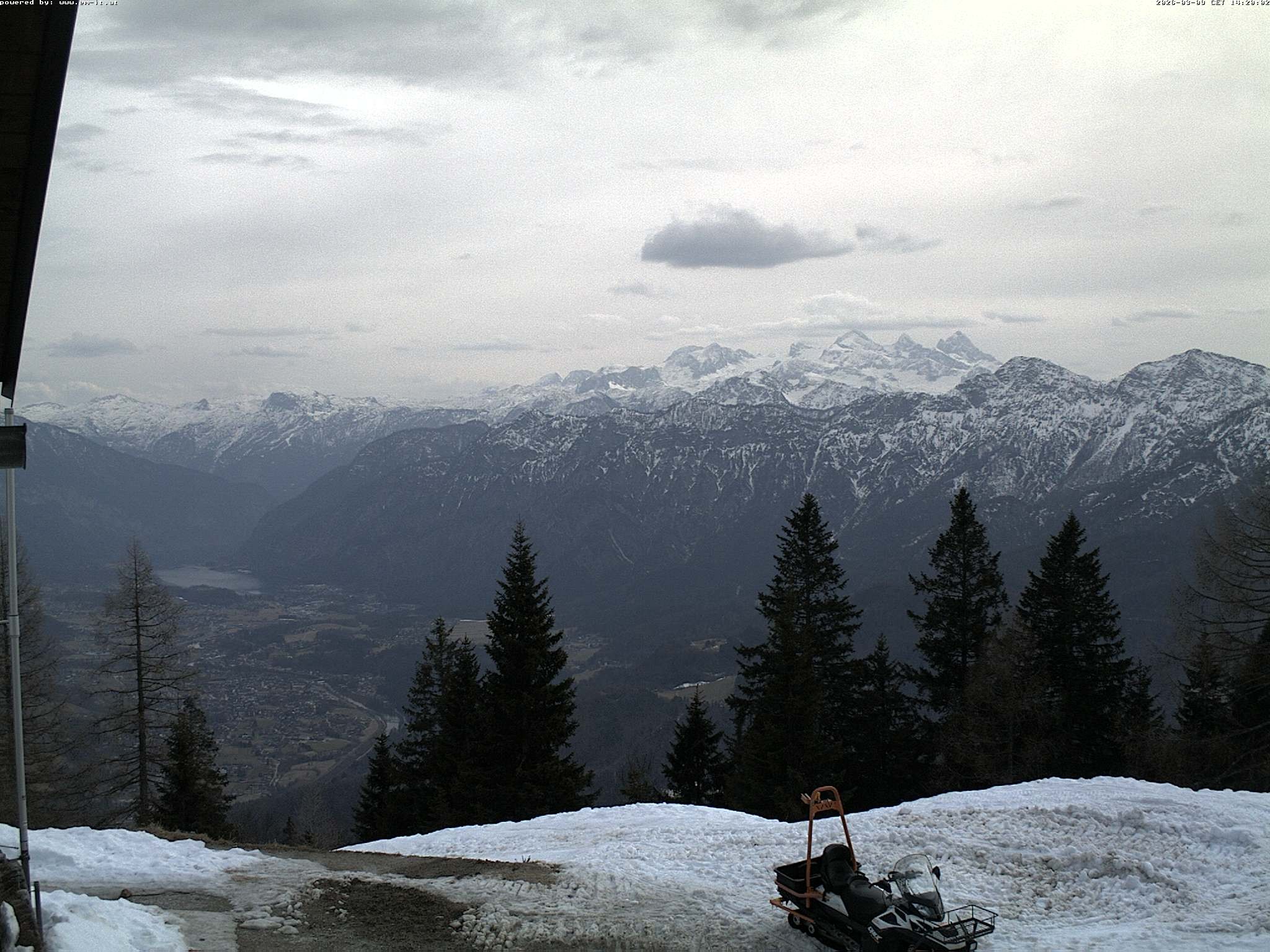 Archiv Foto Webcam Bergstation Katrin (Bad Ischl/Oberösterreich)