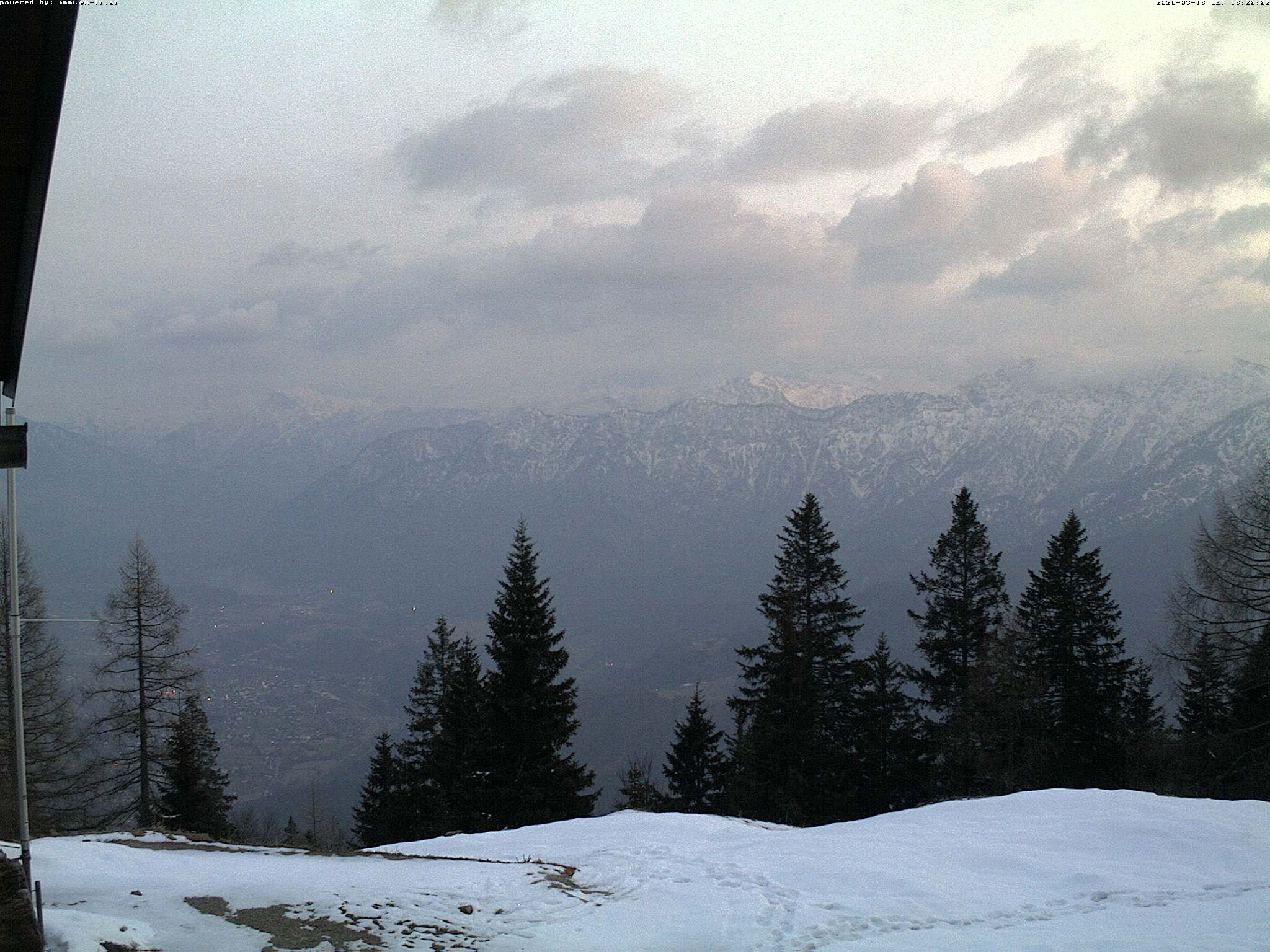 Archiv Foto Webcam Bergstation Katrin (Bad Ischl/Oberösterreich)