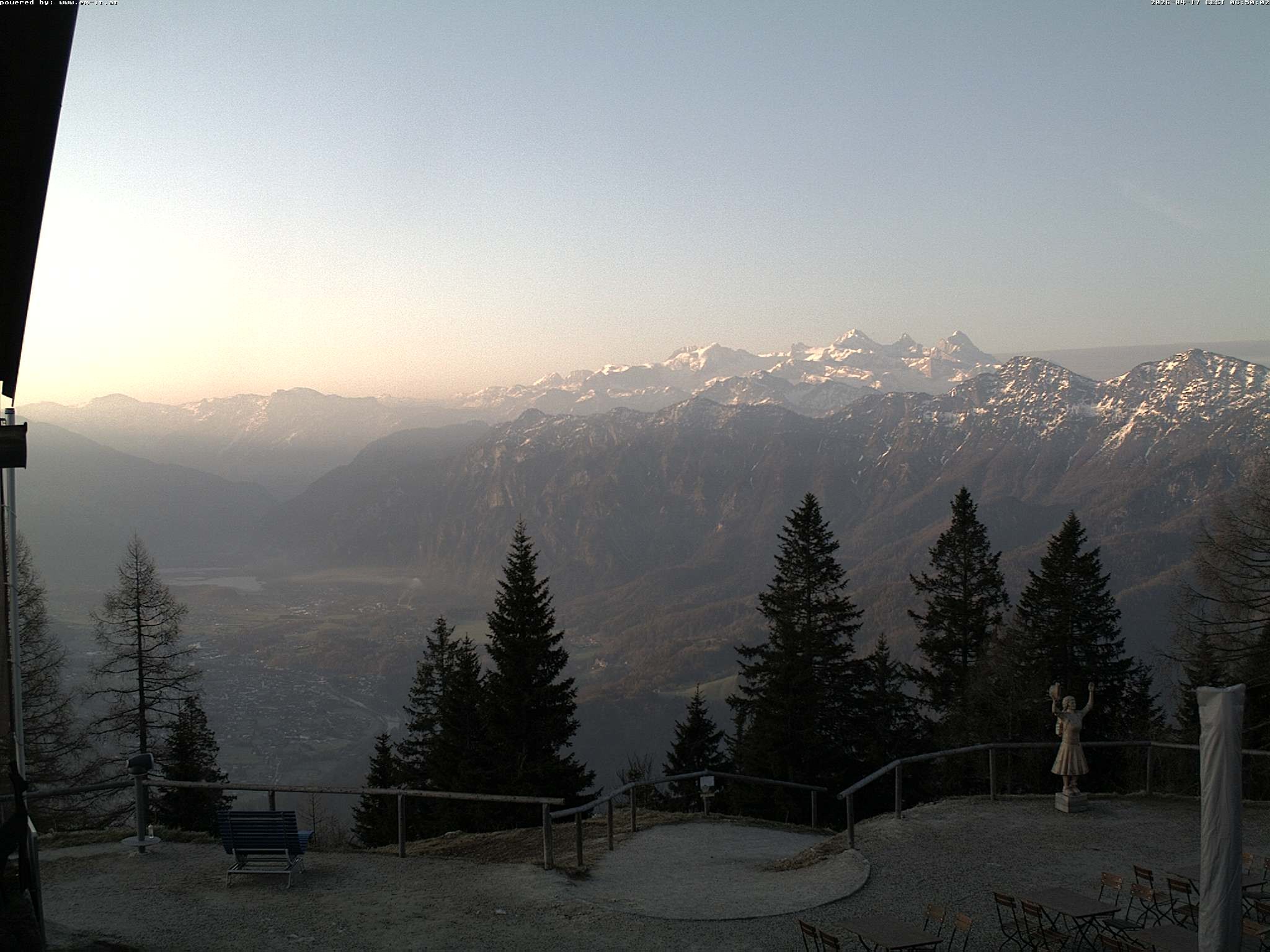 Archived image Webcam Top station Katrin (Bad Ischl/Upper Austria)