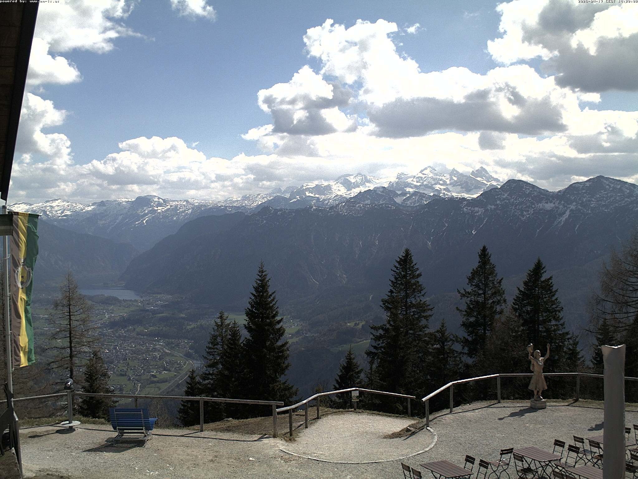Archived image Webcam Top station Katrin (Bad Ischl/Upper Austria)