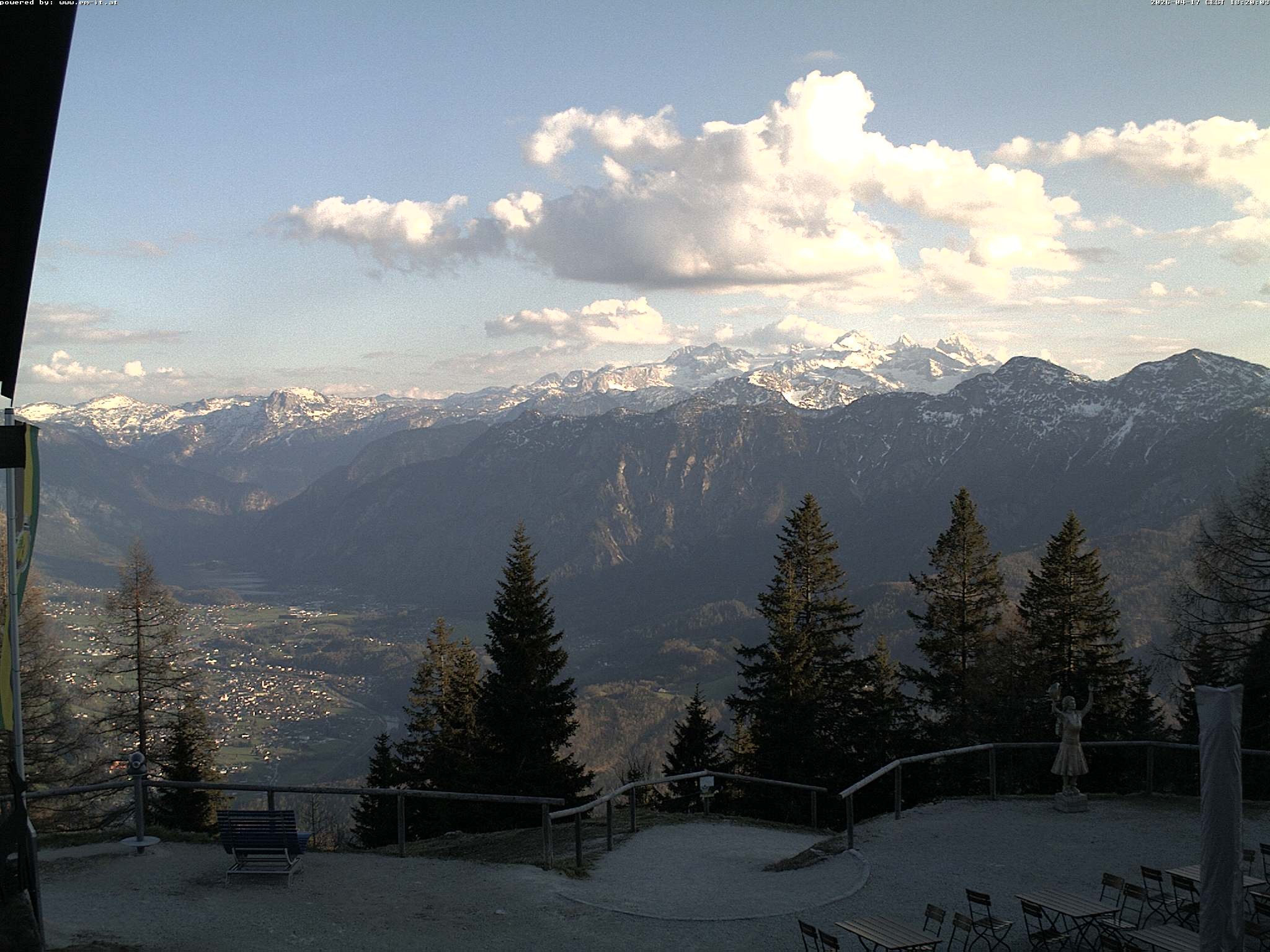 Archived image Webcam Top station Katrin (Bad Ischl/Upper Austria)