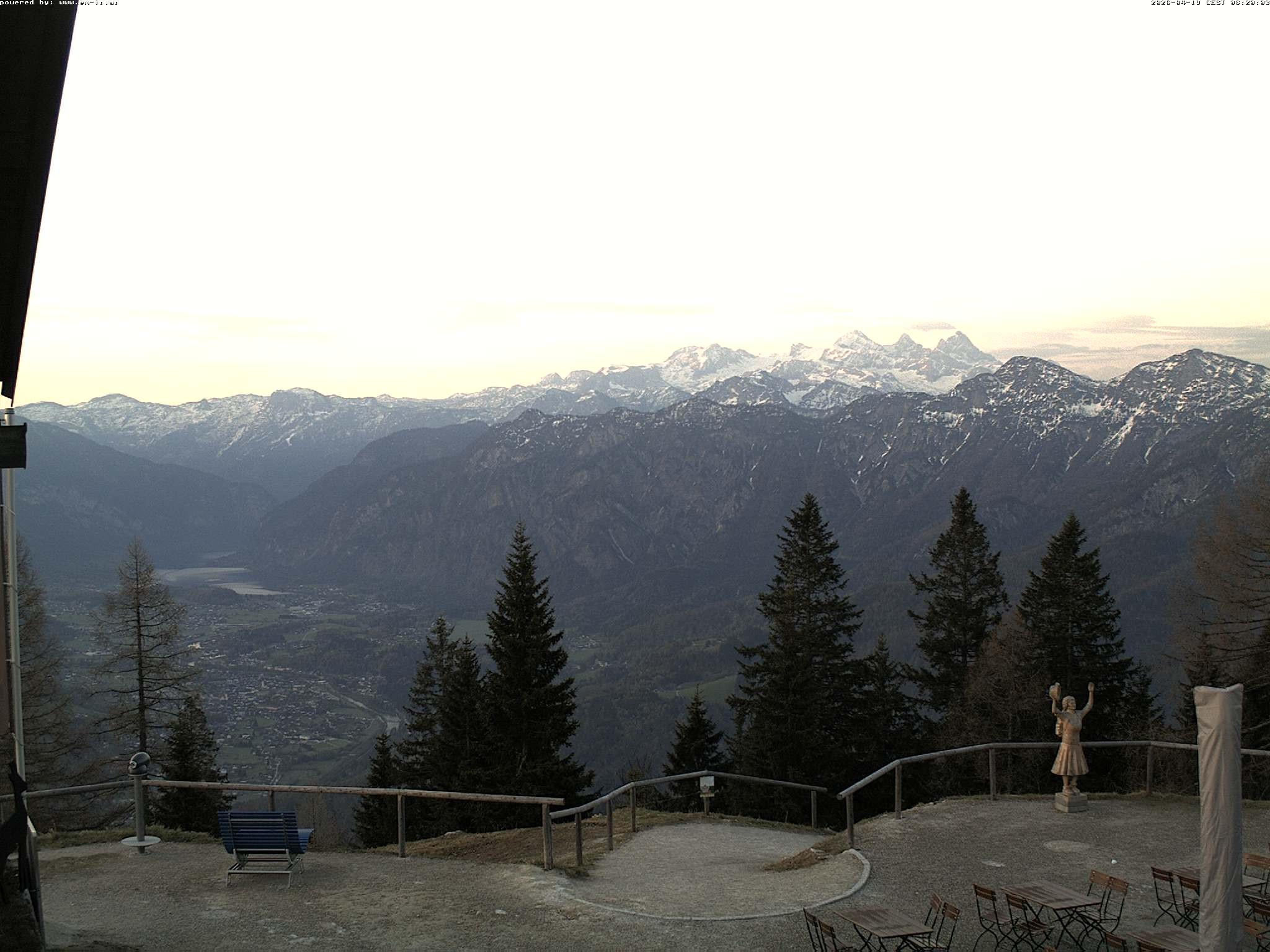 Archived image Webcam Top station Katrin (Bad Ischl/Upper Austria)