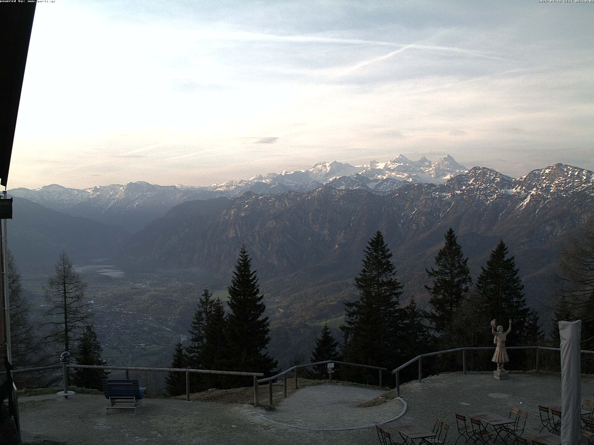 Archived image Webcam Top station Katrin (Bad Ischl/Upper Austria)
