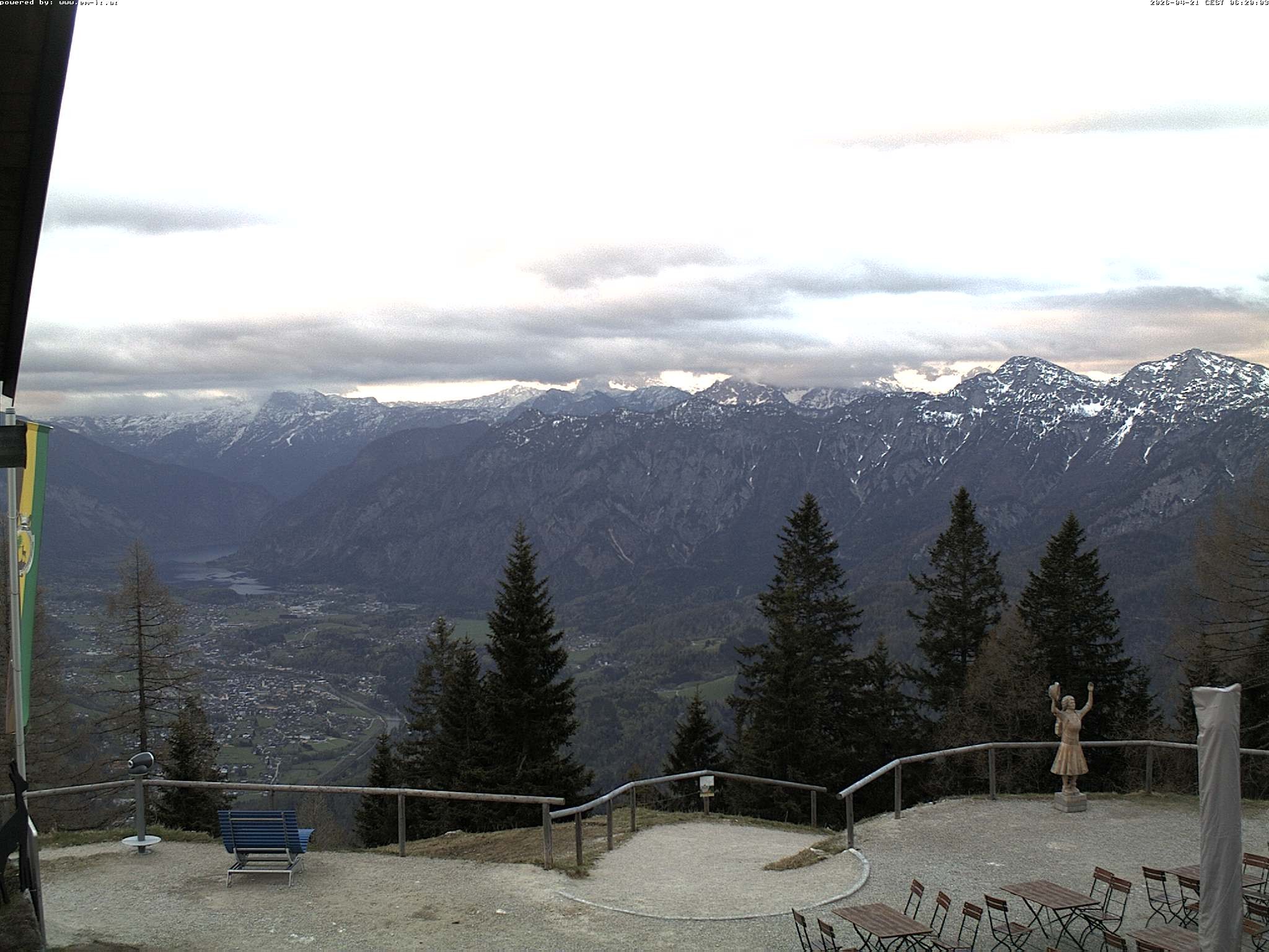 Archiv Foto Webcam Bergstation Katrin (Bad Ischl/Oberösterreich)