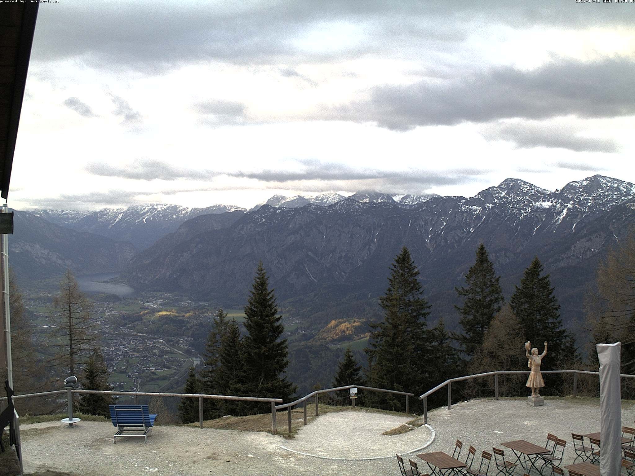 Archiv Foto Webcam Bergstation Katrin (Bad Ischl/Oberösterreich)