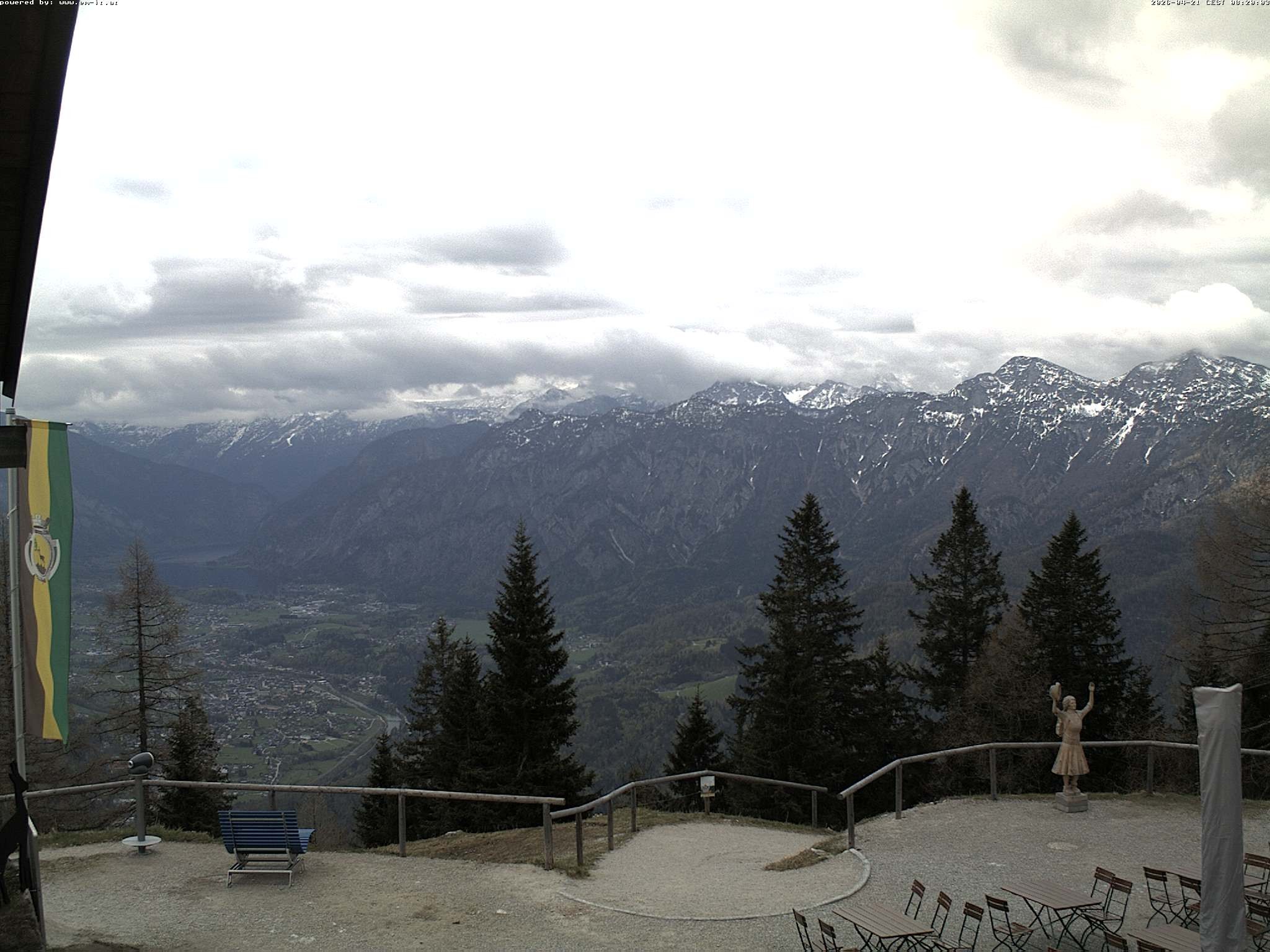 Archiv Foto Webcam Bergstation Katrin (Bad Ischl/Oberösterreich)