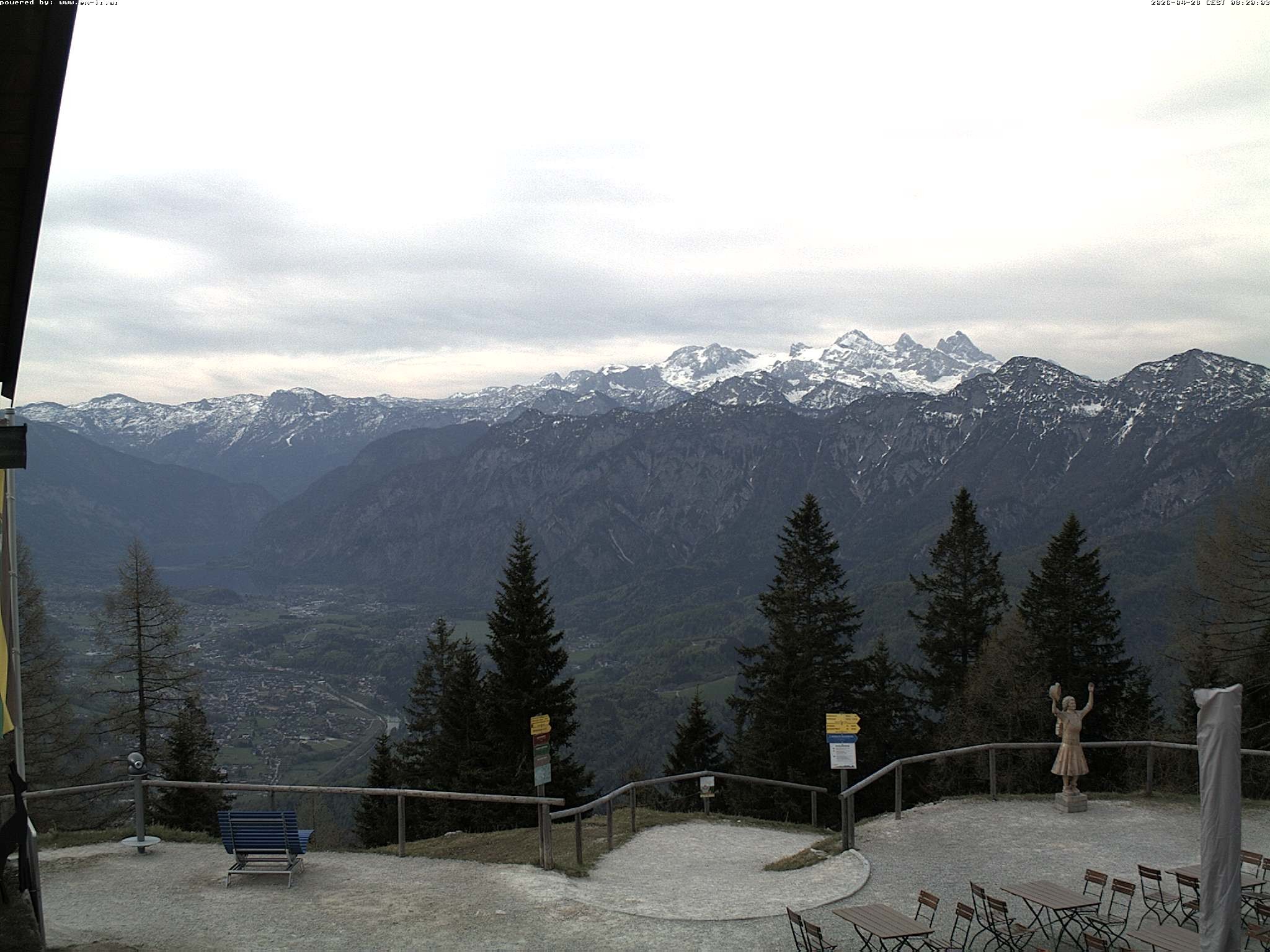 Archiv Foto Webcam Bergstation Katrin (Bad Ischl/Oberösterreich)