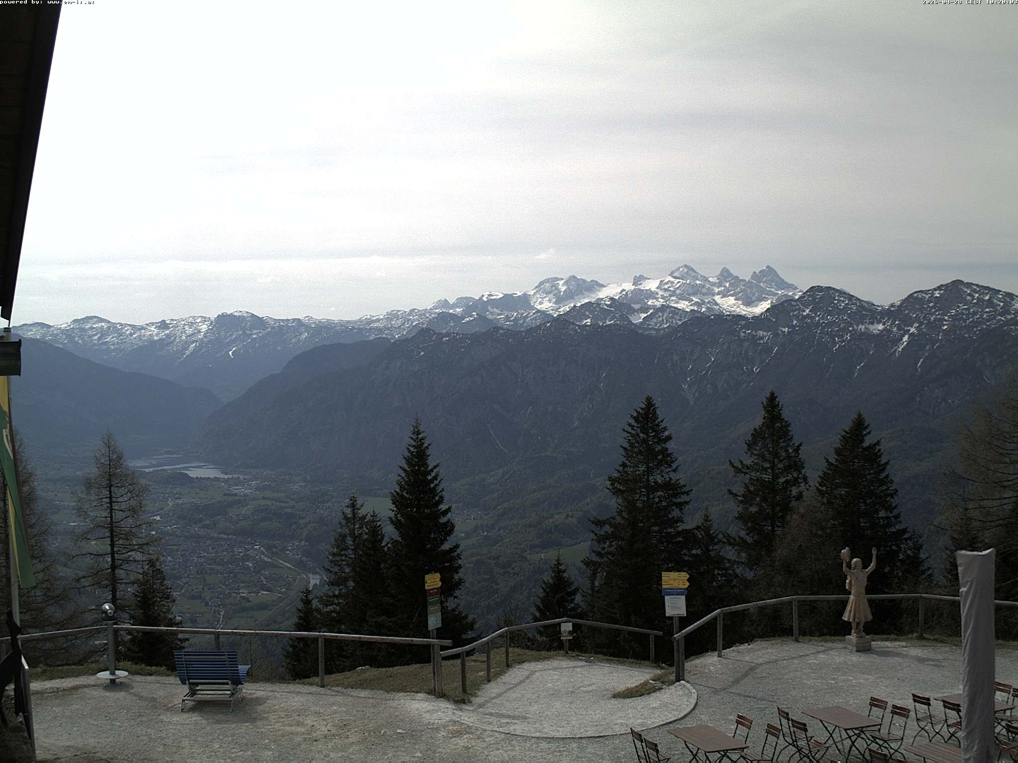 Archiv Foto Webcam Bergstation Katrin (Bad Ischl/Oberösterreich)