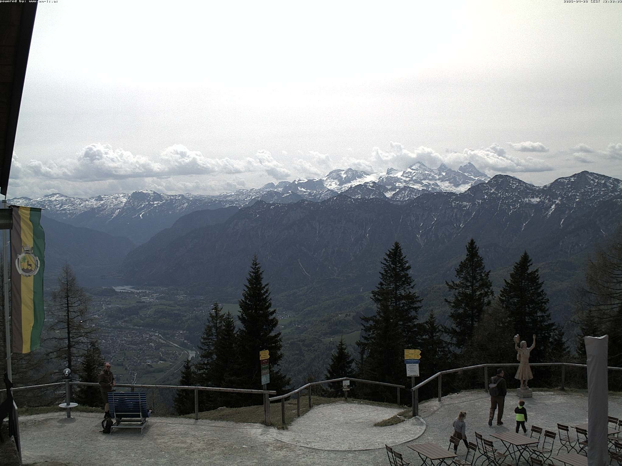 Archiv Foto Webcam Bergstation Katrin (Bad Ischl/Oberösterreich)