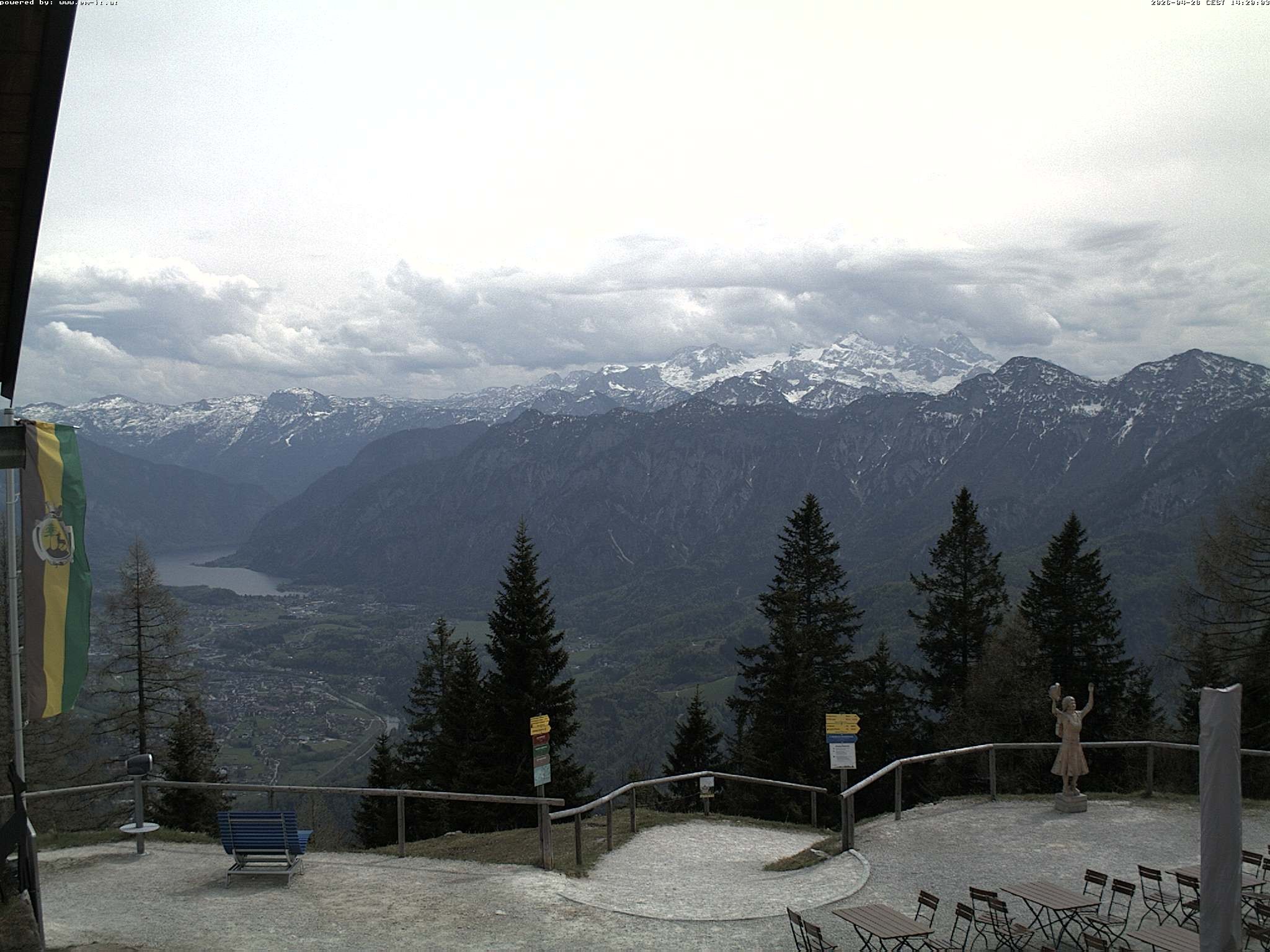 Archiv Foto Webcam Bergstation Katrin (Bad Ischl/Oberösterreich)