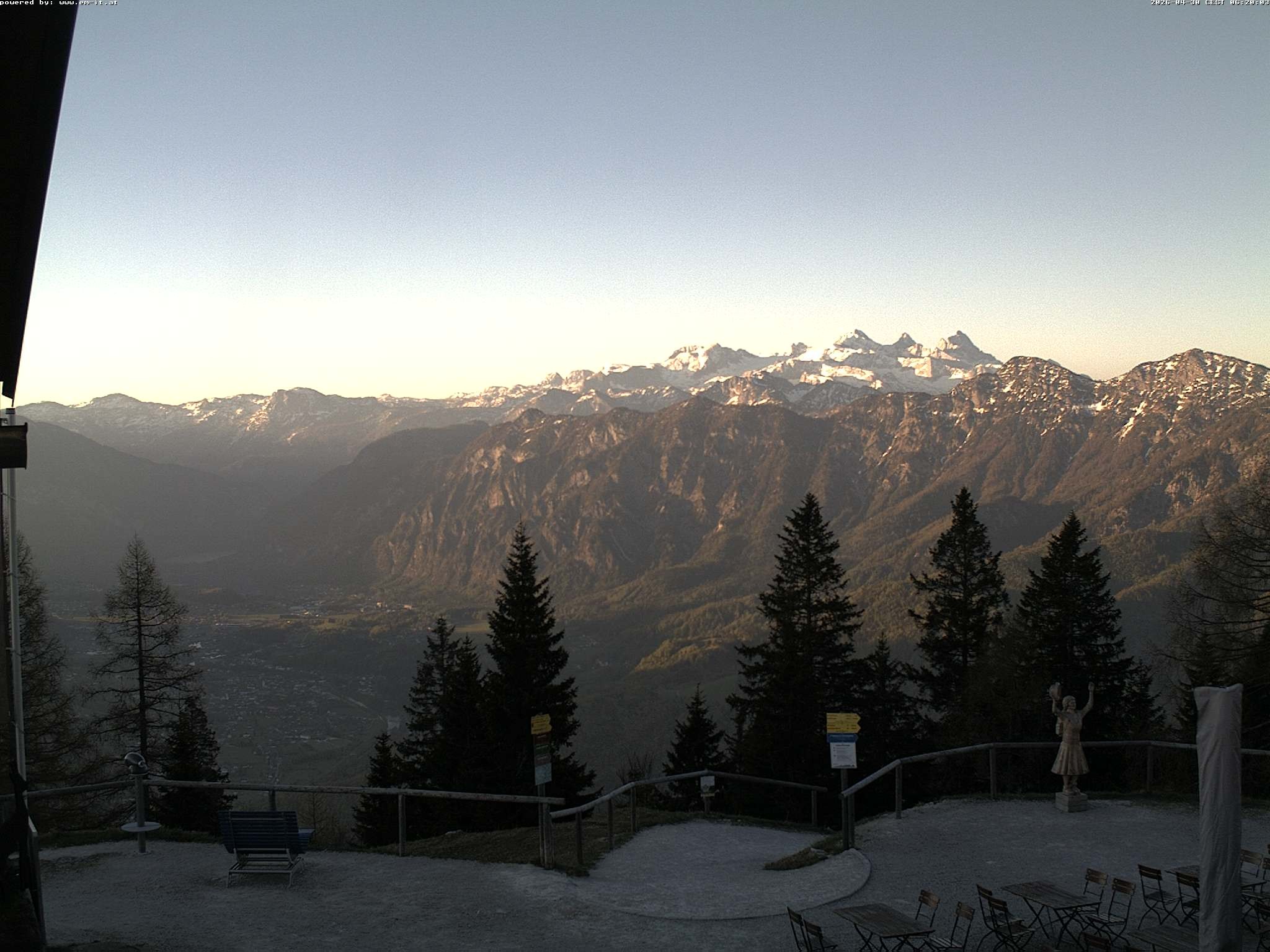 Archived image Webcam Top station Katrin (Bad Ischl/Upper Austria)