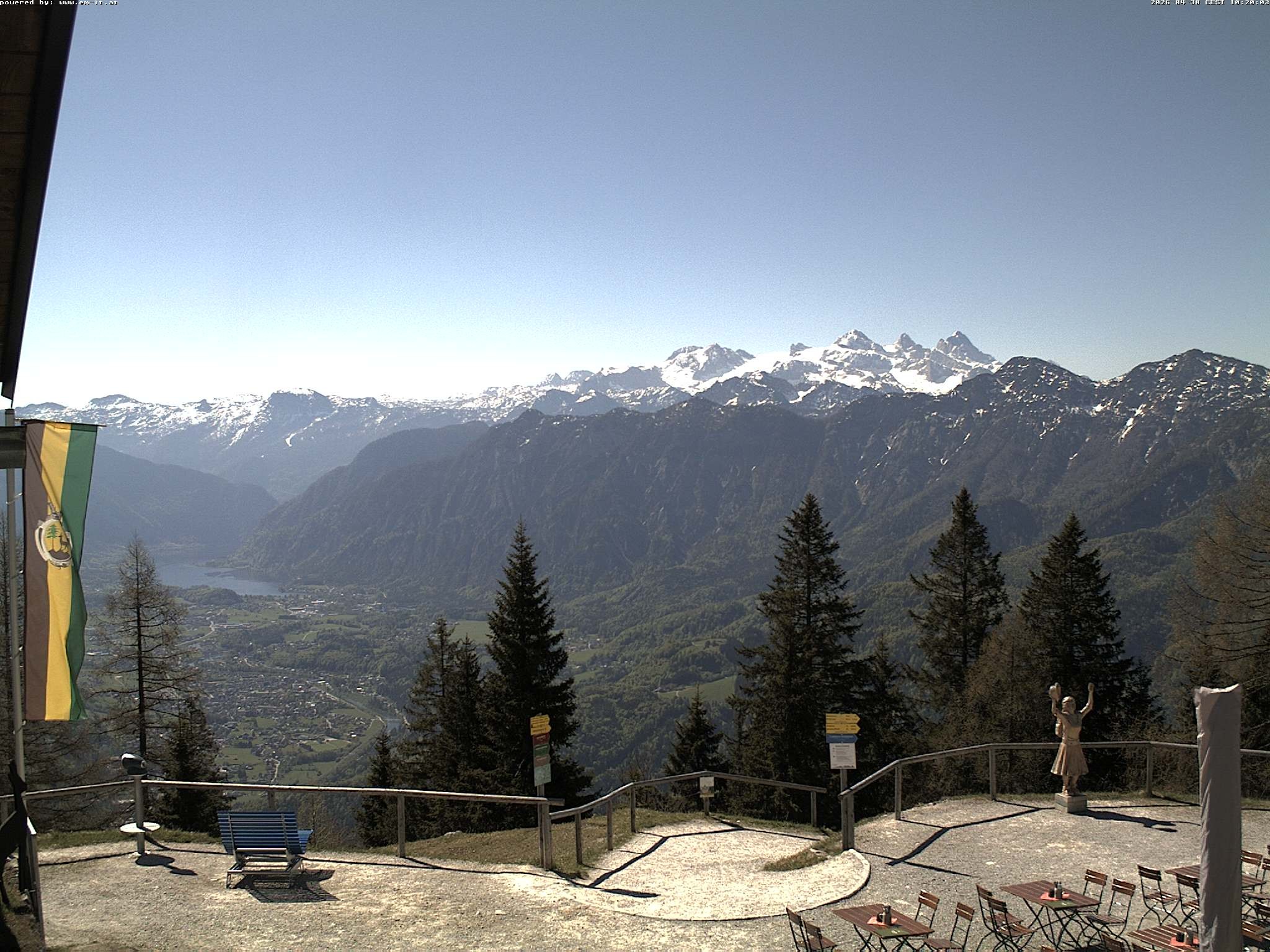 Archived image Webcam Top station Katrin (Bad Ischl/Upper Austria)