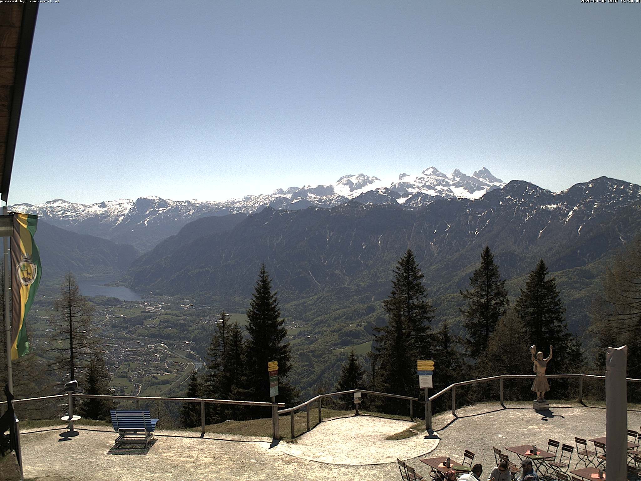 Archived image Webcam Top station Katrin (Bad Ischl/Upper Austria)