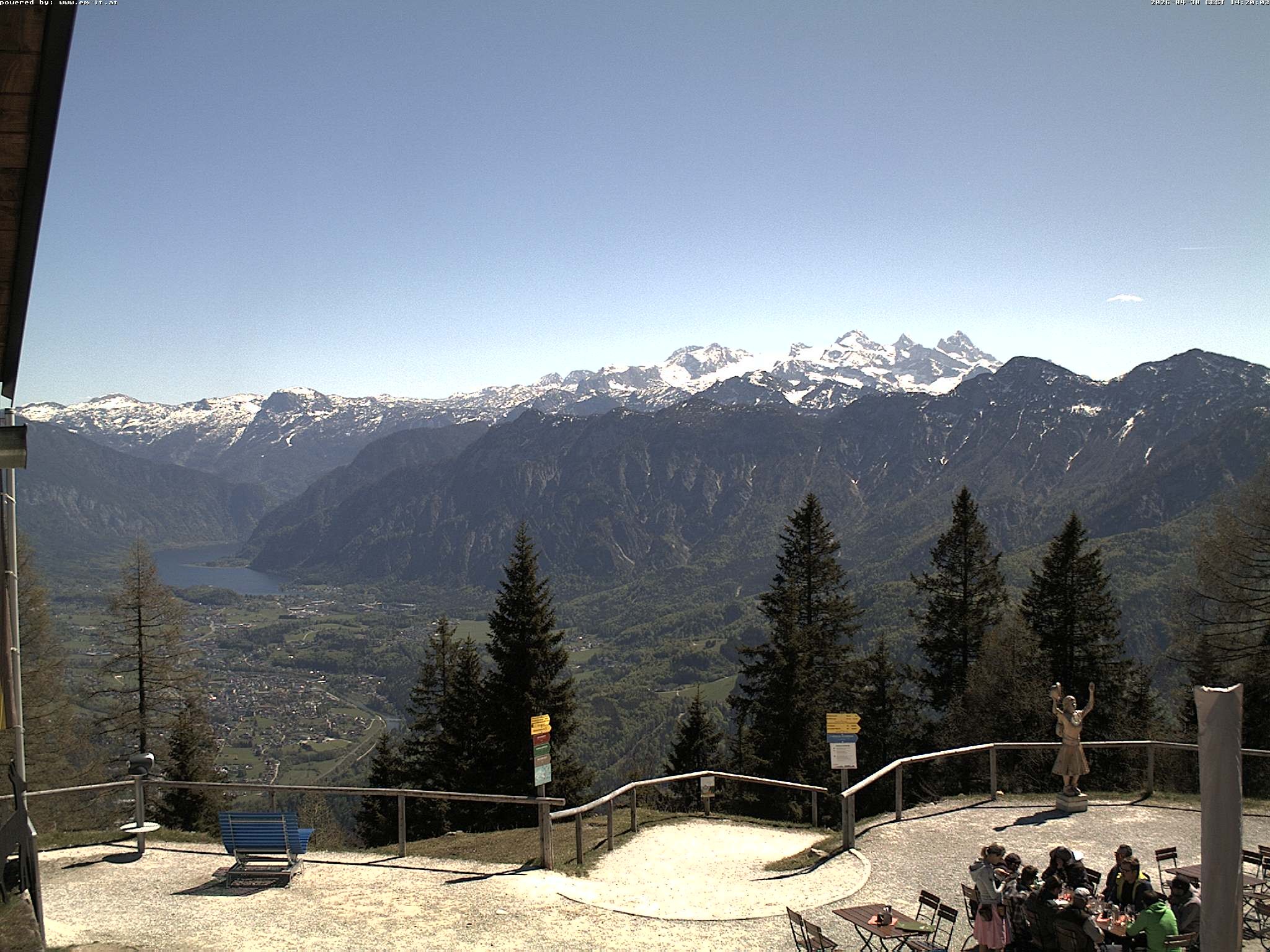 Archived image Webcam Top station Katrin (Bad Ischl/Upper Austria)