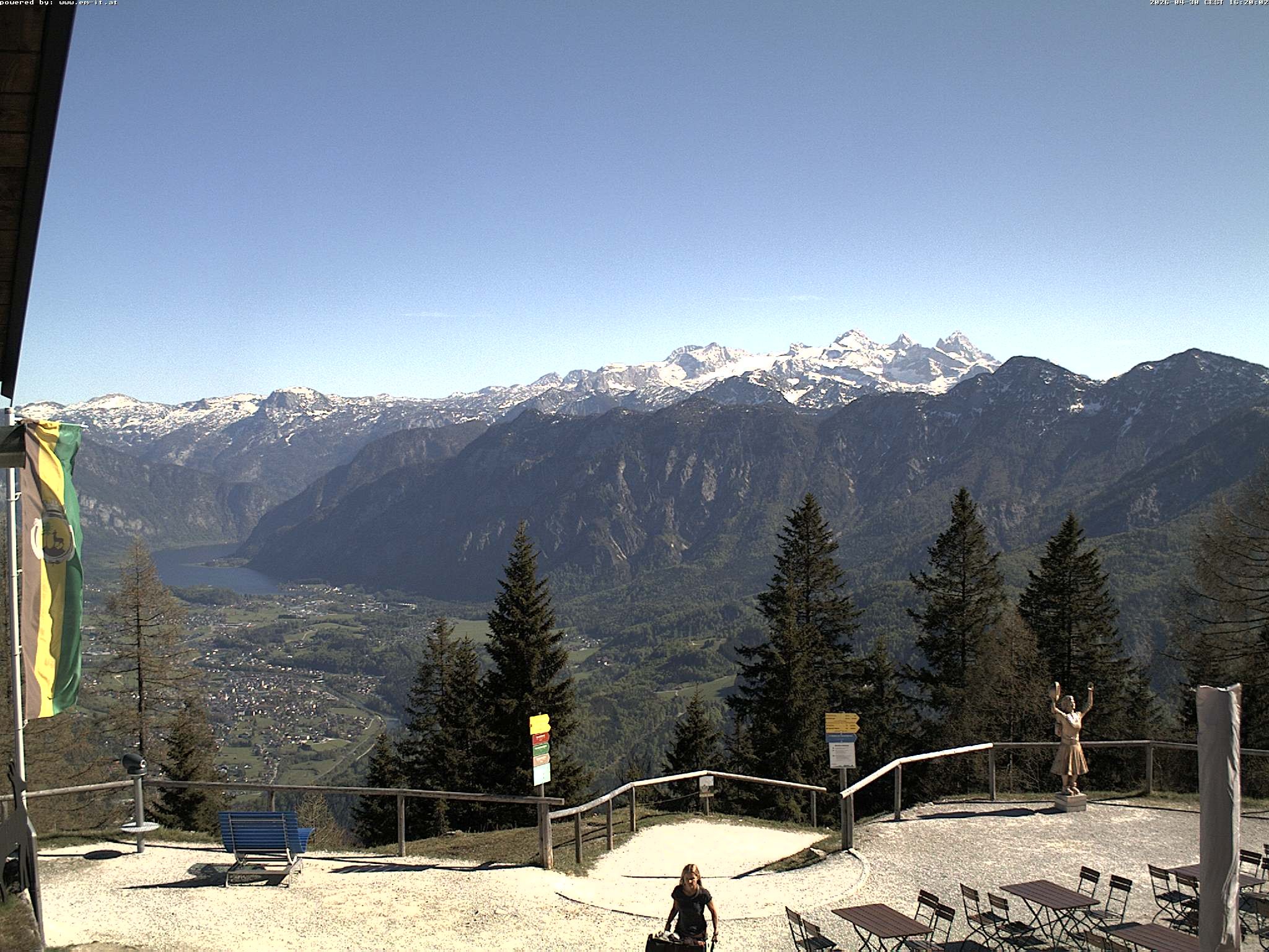 Archived image Webcam Top station Katrin (Bad Ischl/Upper Austria)
